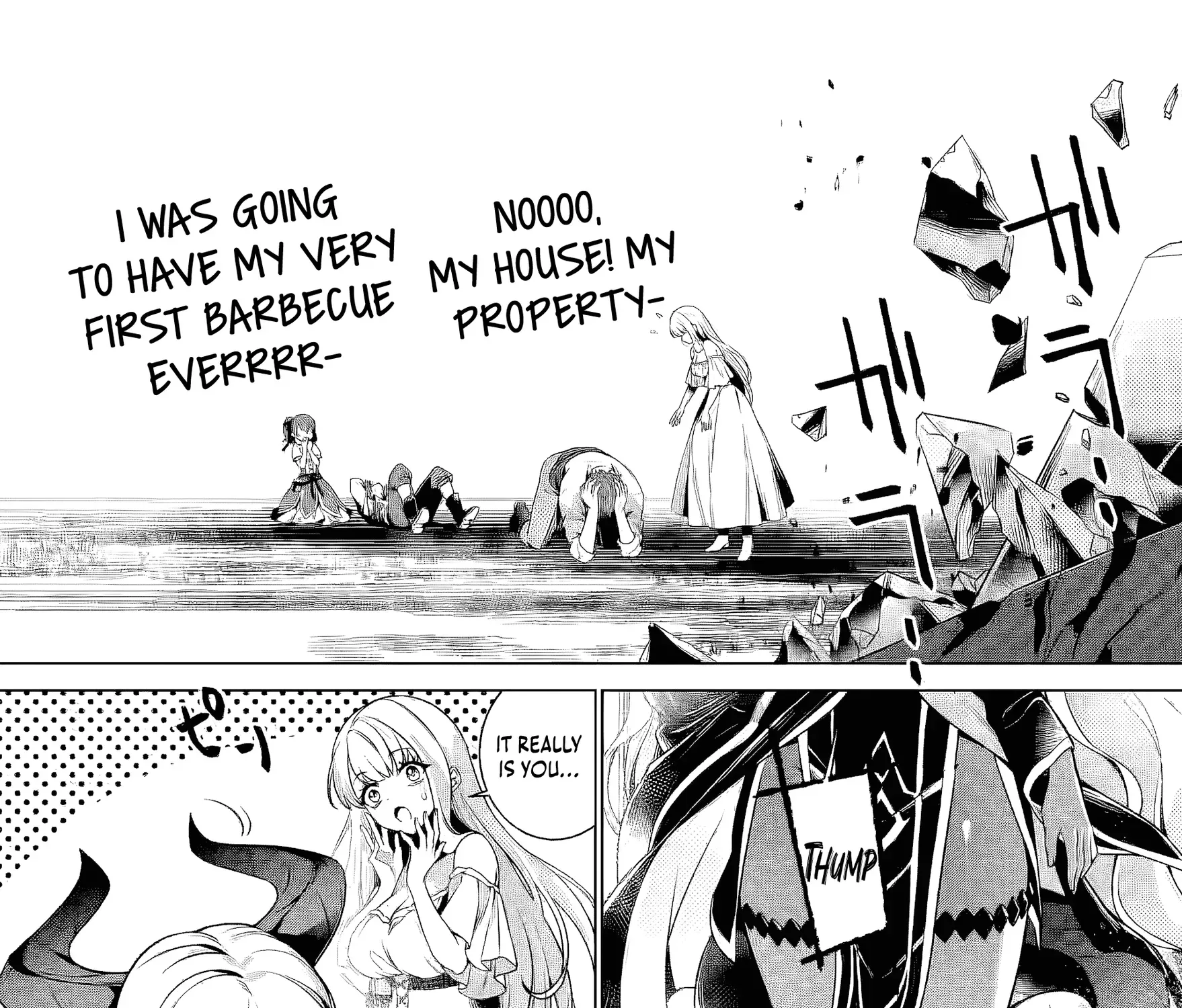 Netorare Tsuihousareta Saikyou Kishi Danchou no Ossan, Katainaka de Eiyuu ni Matsuriagerareru Chapter 4.2 page 14 - 
