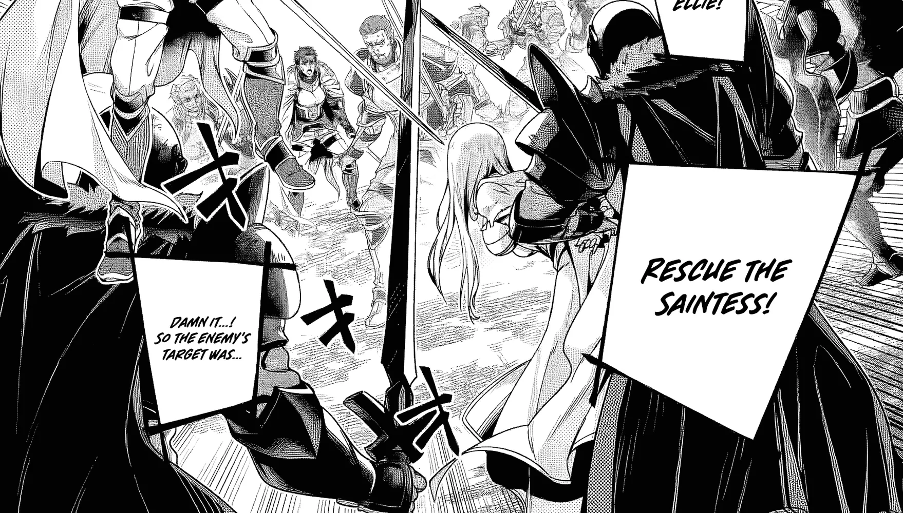 Netorare Tsuihousareta Saikyou Kishi Danchou no Ossan, Katainaka de Eiyuu ni Matsuriagerareru Chapter 5.1 page 3 - 