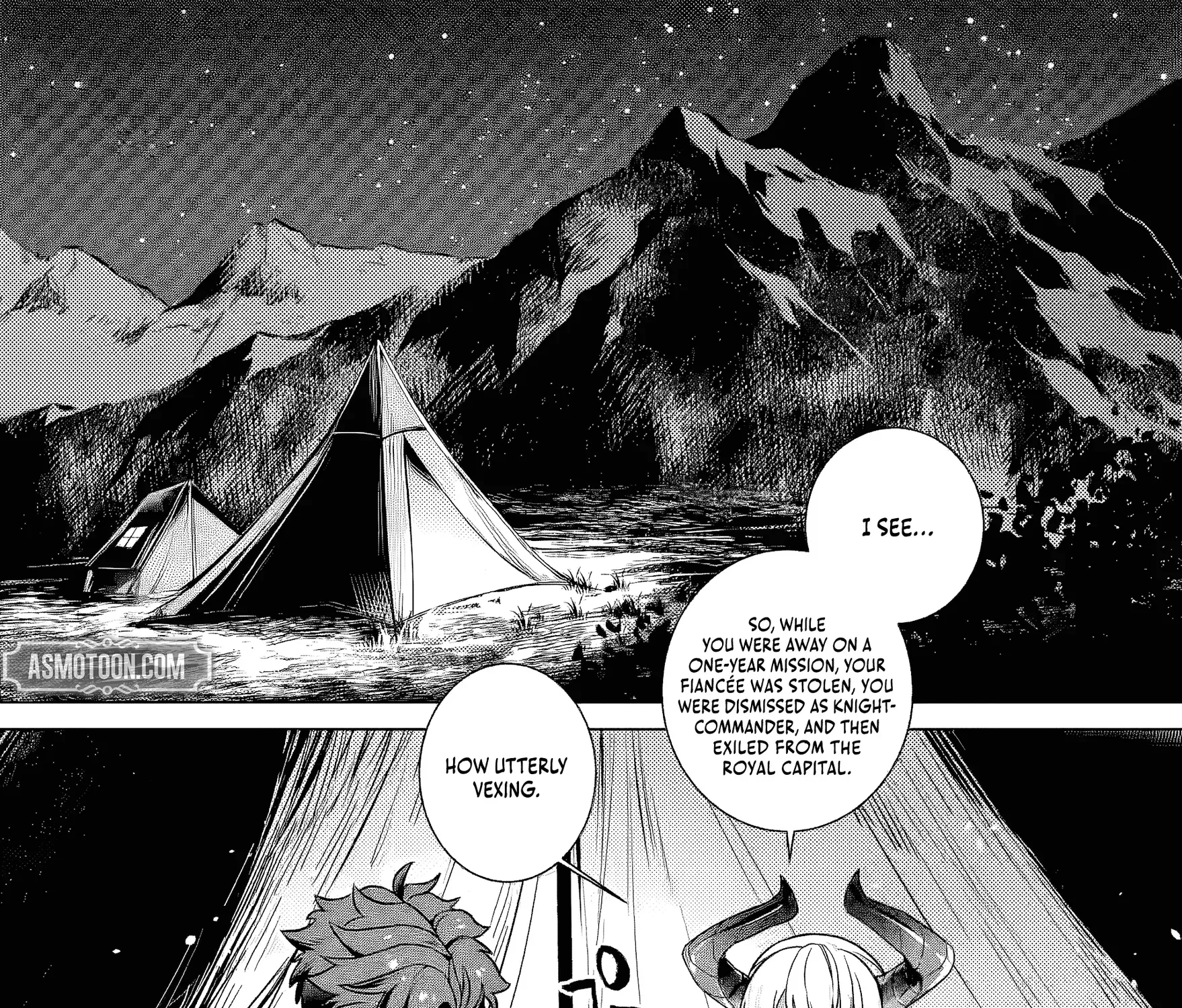 Netorare Tsuihousareta Saikyou Kishi Danchou no Ossan, Katainaka de Eiyuu ni Matsuriagerareru Chapter 5.2 page 6 - 