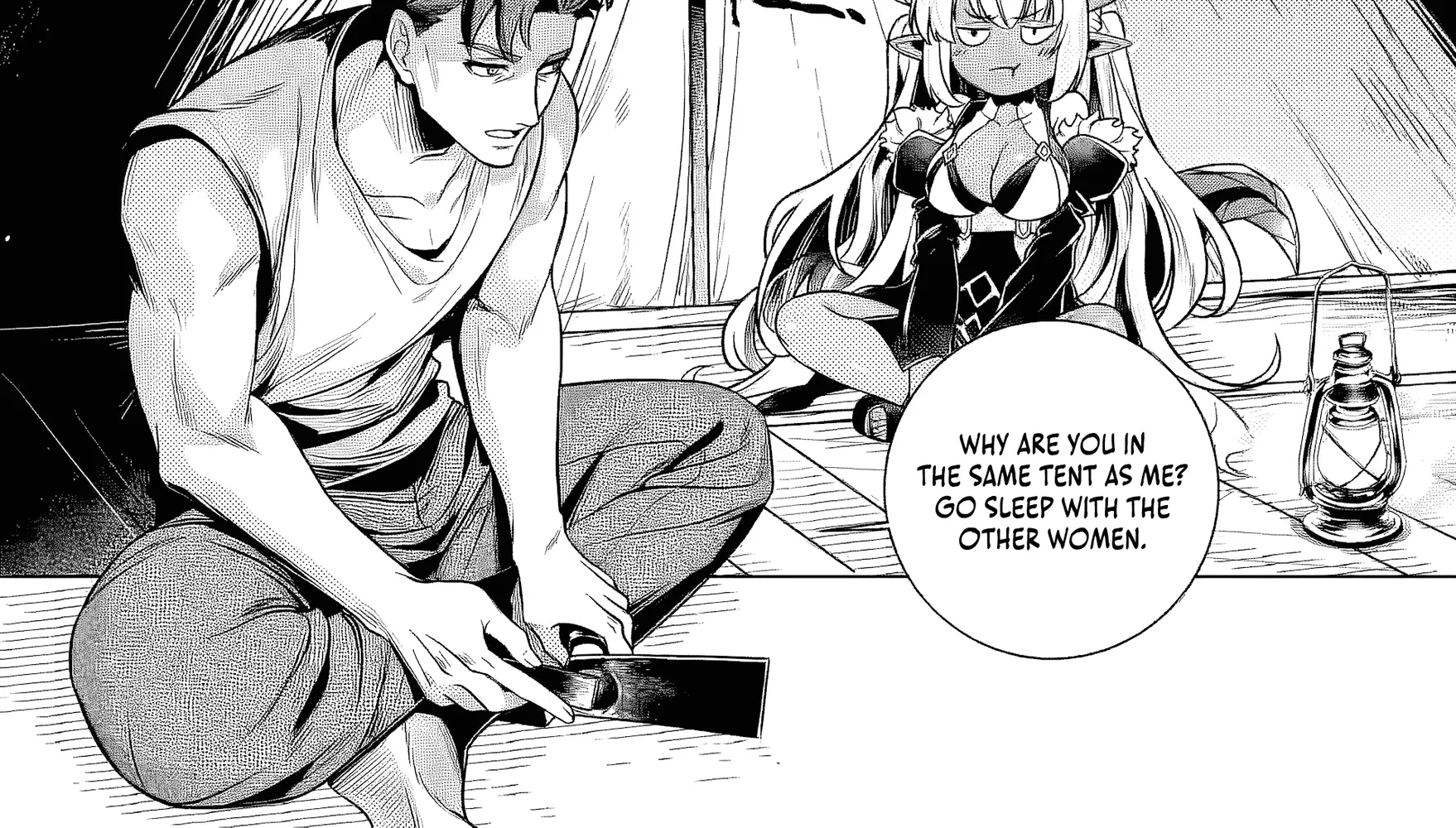 Netorare Tsuihousareta Saikyou Kishi Danchou no Ossan, Katainaka de Eiyuu ni Matsuriagerareru Chapter 5.2 page 7 - 