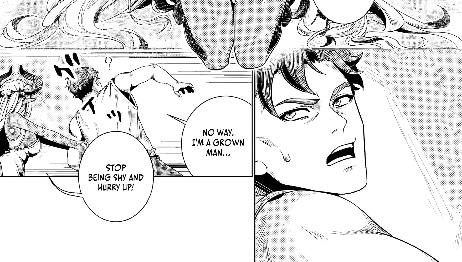 Netorare Tsuihousareta Saikyou Kishi Danchou no Ossan, Katainaka de Eiyuu ni Matsuriagerareru Chapter 5.3 page 9 - 