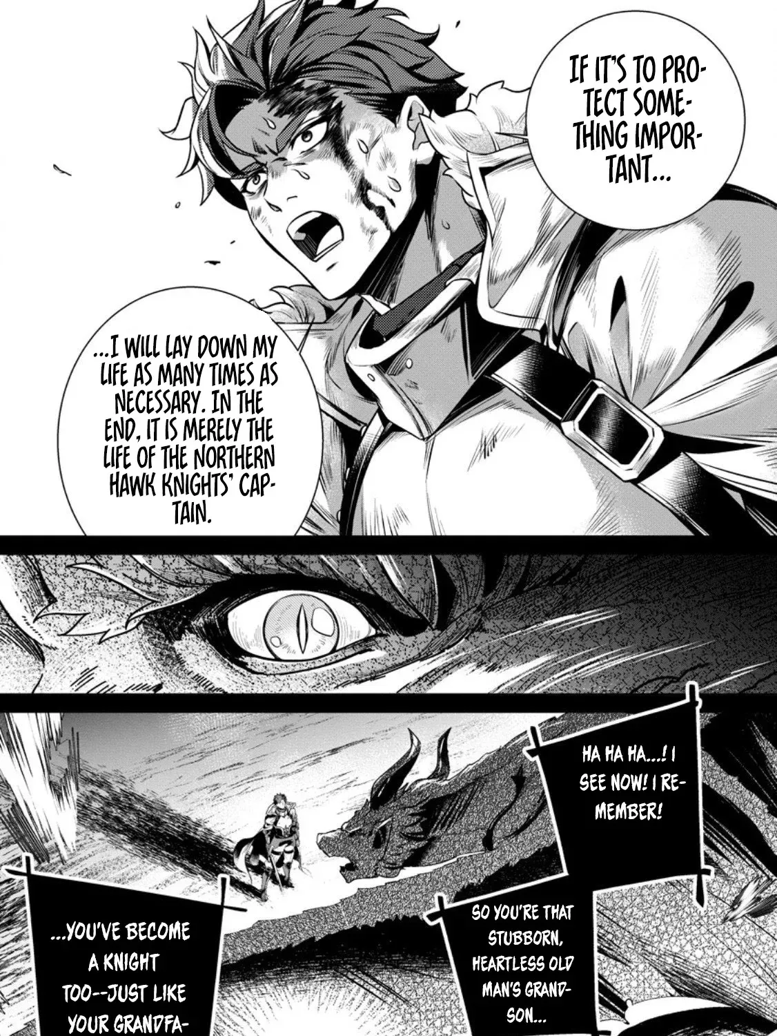 Netorare Tsuihousareta Saikyou Kishi Danchou no Ossan, Katainaka de Eiyuu ni Matsuriagerareru Chapter 5 page 13 - 