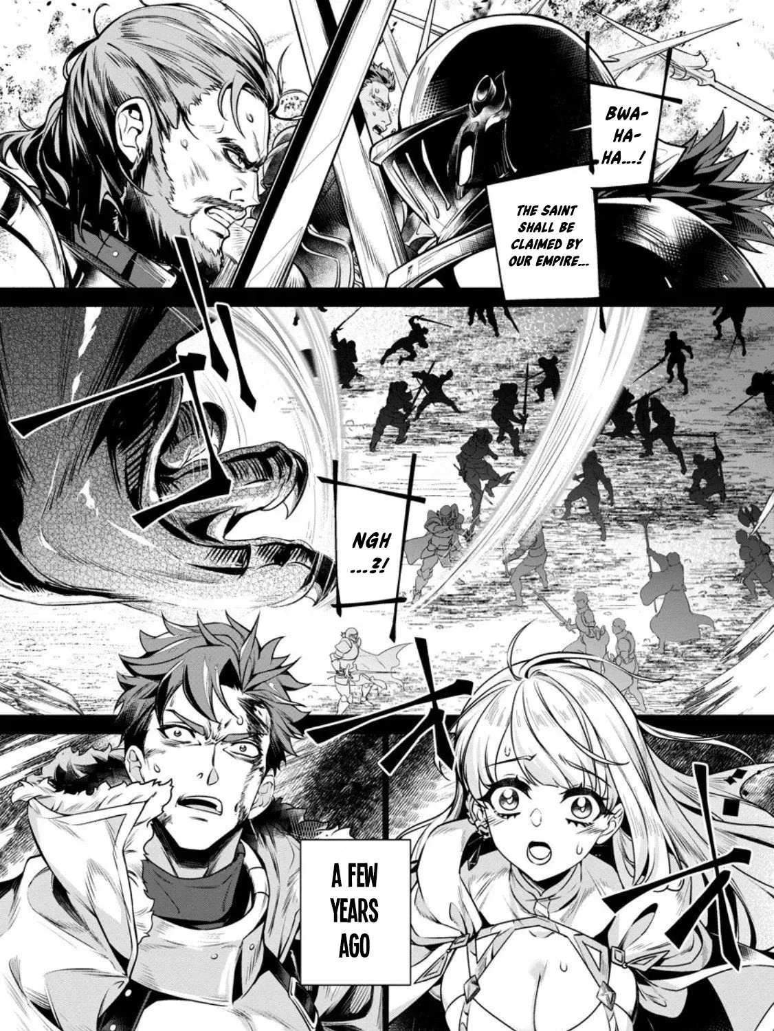Netorare Tsuihousareta Saikyou Kishi Danchou no Ossan, Katainaka de Eiyuu ni Matsuriagerareru Chapter 5 page 3 - 