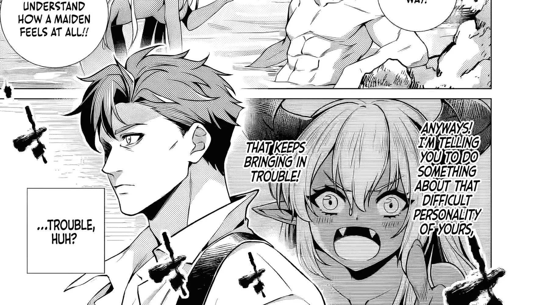 Netorare Tsuihousareta Saikyou Kishi Danchou no Ossan, Katainaka de Eiyuu ni Matsuriagerareru Chapter 6.3 page 5 - 