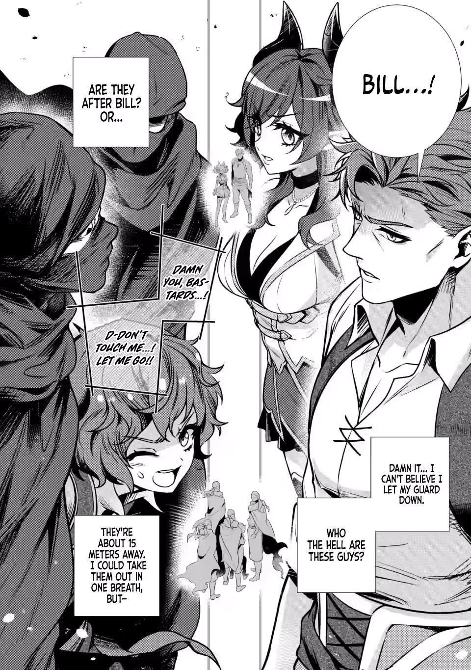 Netorare Tsuihousareta Saikyou Kishi Danchou no Ossan, Katainaka de Eiyuu ni Matsuriagerareru Chapter 7.1 page 2 - 