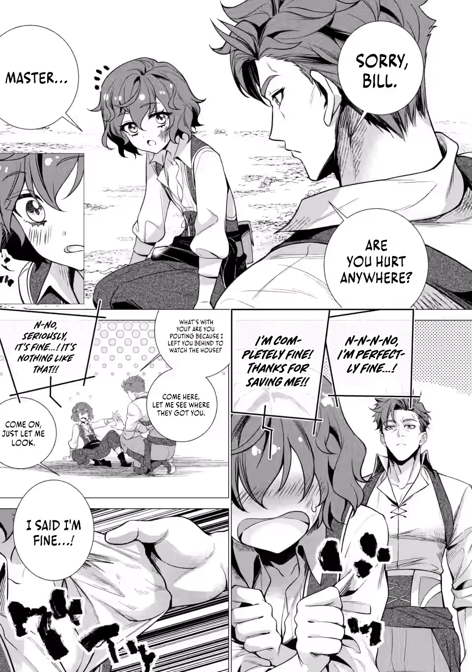Netorare Tsuihousareta Saikyou Kishi Danchou no Ossan, Katainaka de Eiyuu ni Matsuriagerareru Chapter 7.1 page 9 - 