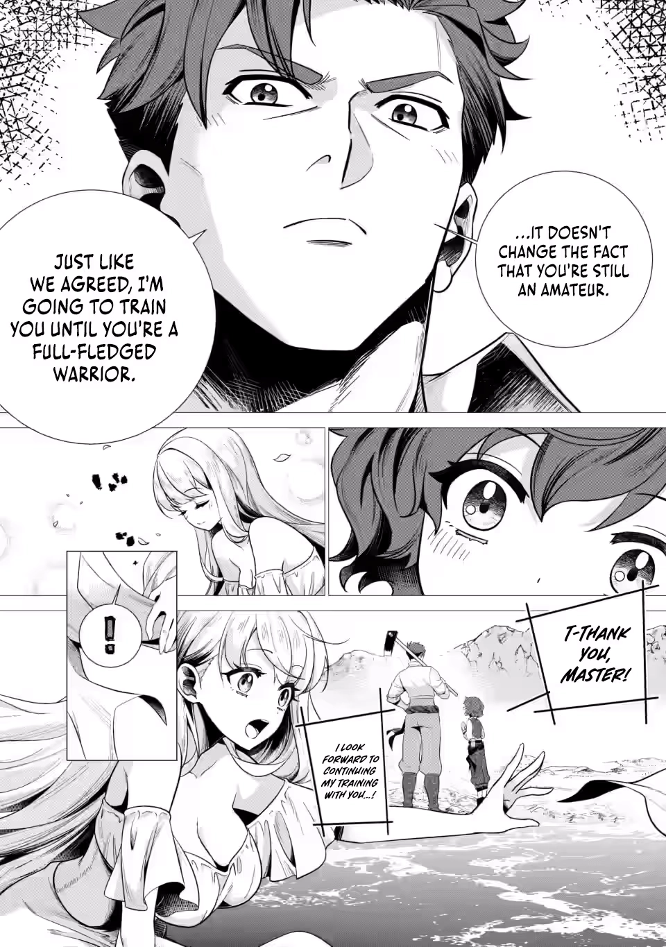 Netorare Tsuihousareta Saikyou Kishi Danchou no Ossan, Katainaka de Eiyuu ni Matsuriagerareru Chapter 7.2 page 7 - 