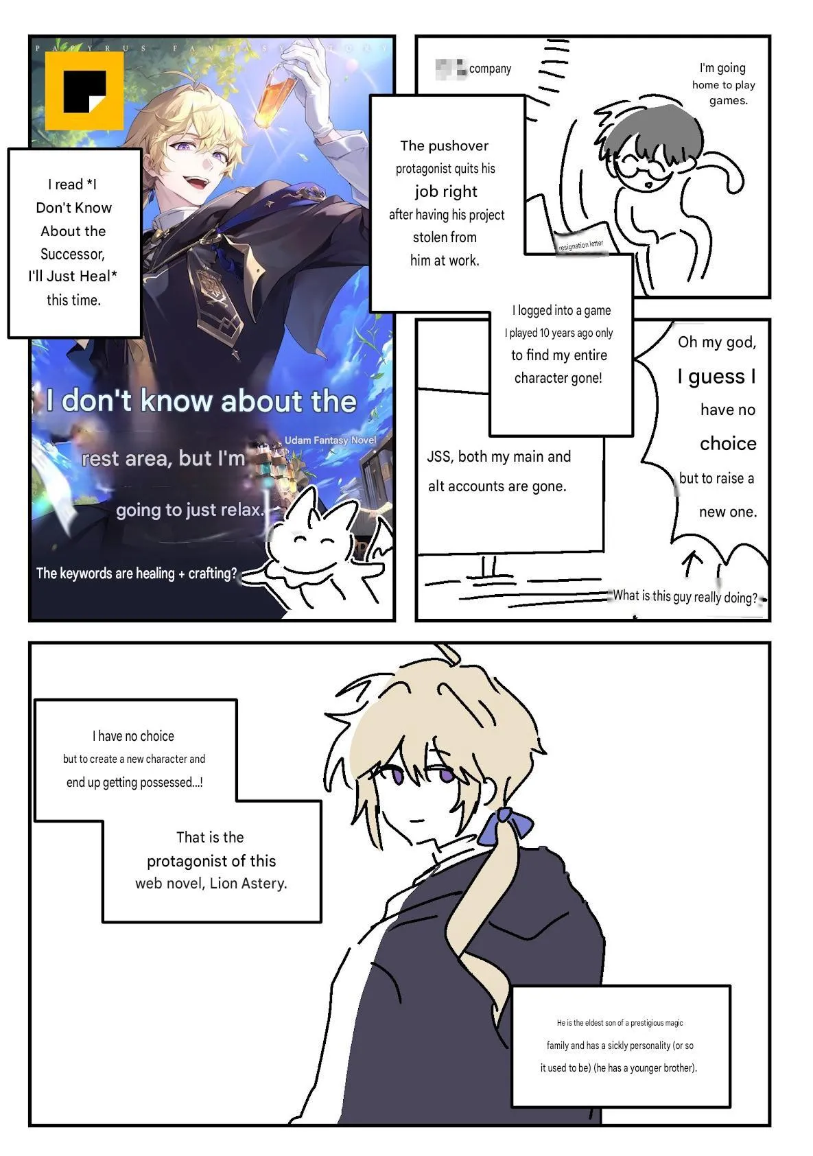 Never Mind the Heir, I’ll Focus on Healing Chapter 0 page 1 - 