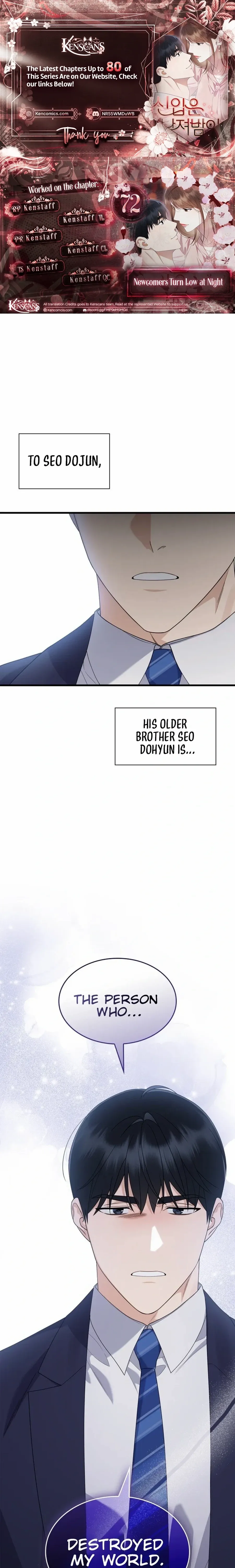 Newcomers Turn Low at Night Chapter 72 page 1 - 