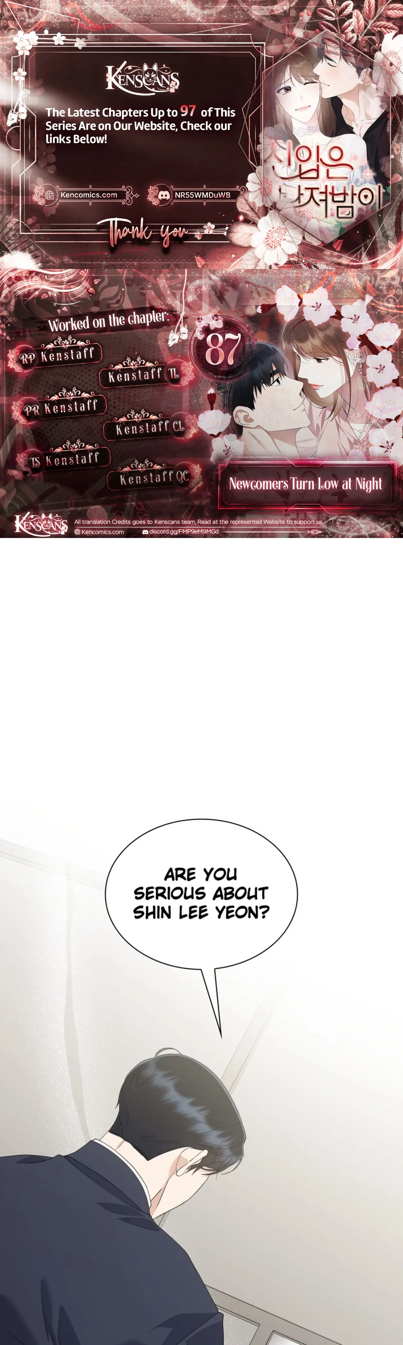 Newcomers Turn Low at Night Chapter 87 page 1 - 