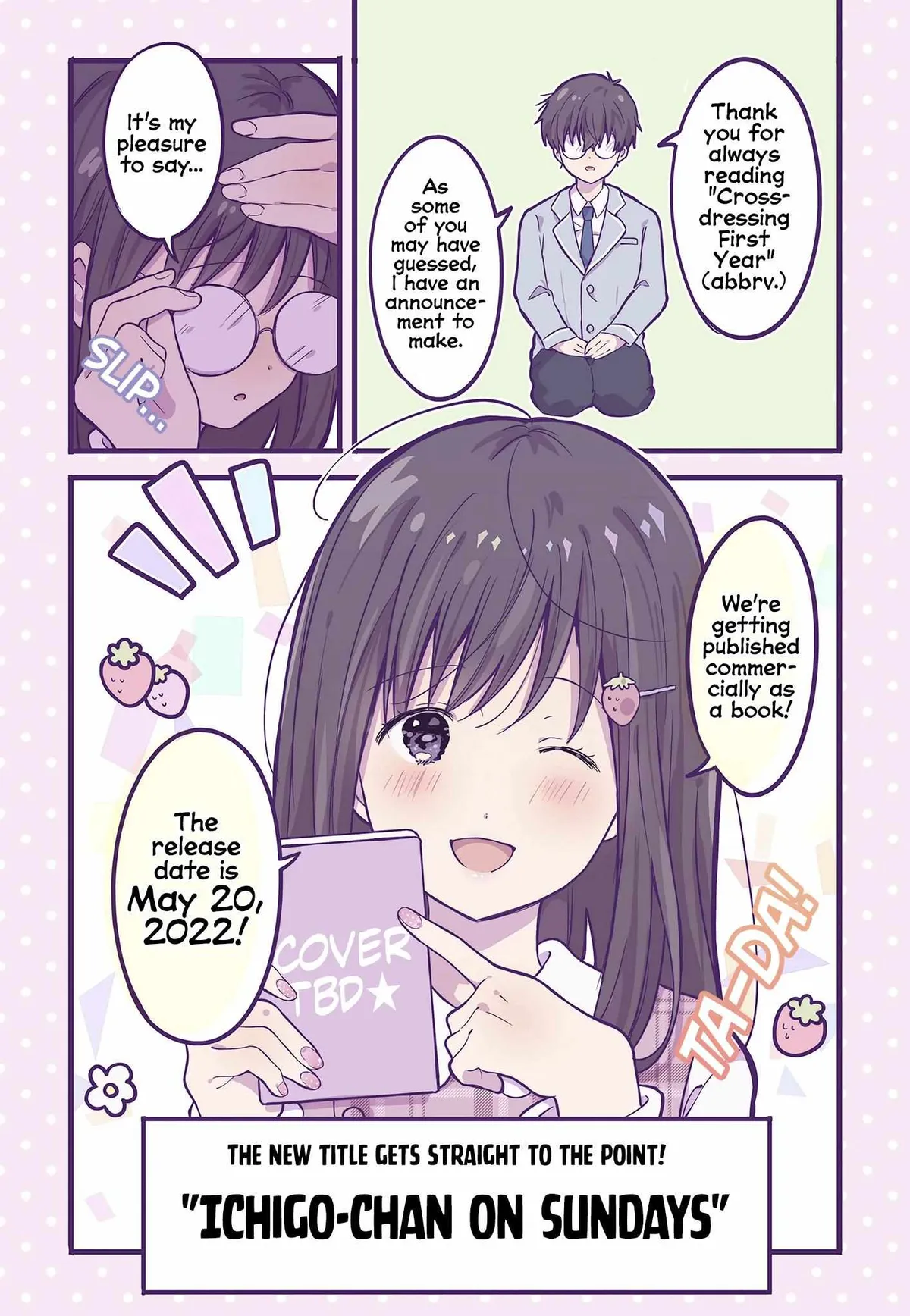 Nichiyoubi no Ichigo-chan Chapter 9.5 page 1 - 