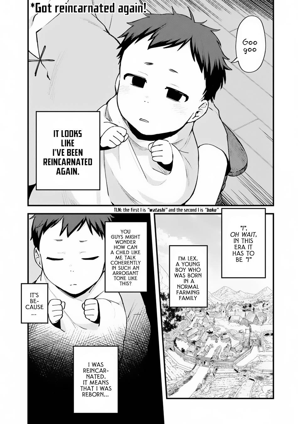 Nido Tensei Shita Shounen wa S Rank Boukensha Toshite Heion ni Sugosu-zense ga kenja de eiyuu datta boku wa raisede wa jimini ikiru Chapter 1 page 2 - 