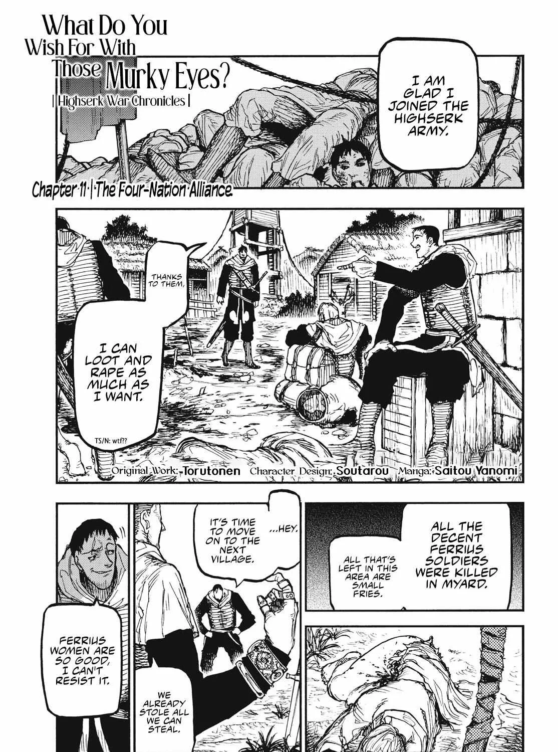 Nigoru Hitomi de Nani wo Negau - Highserk Senki Chapter 11 page 3 - 