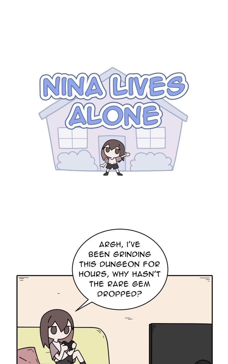 Nina Lives Alone Ep. 98 - Grindy Gamer page 1 - 