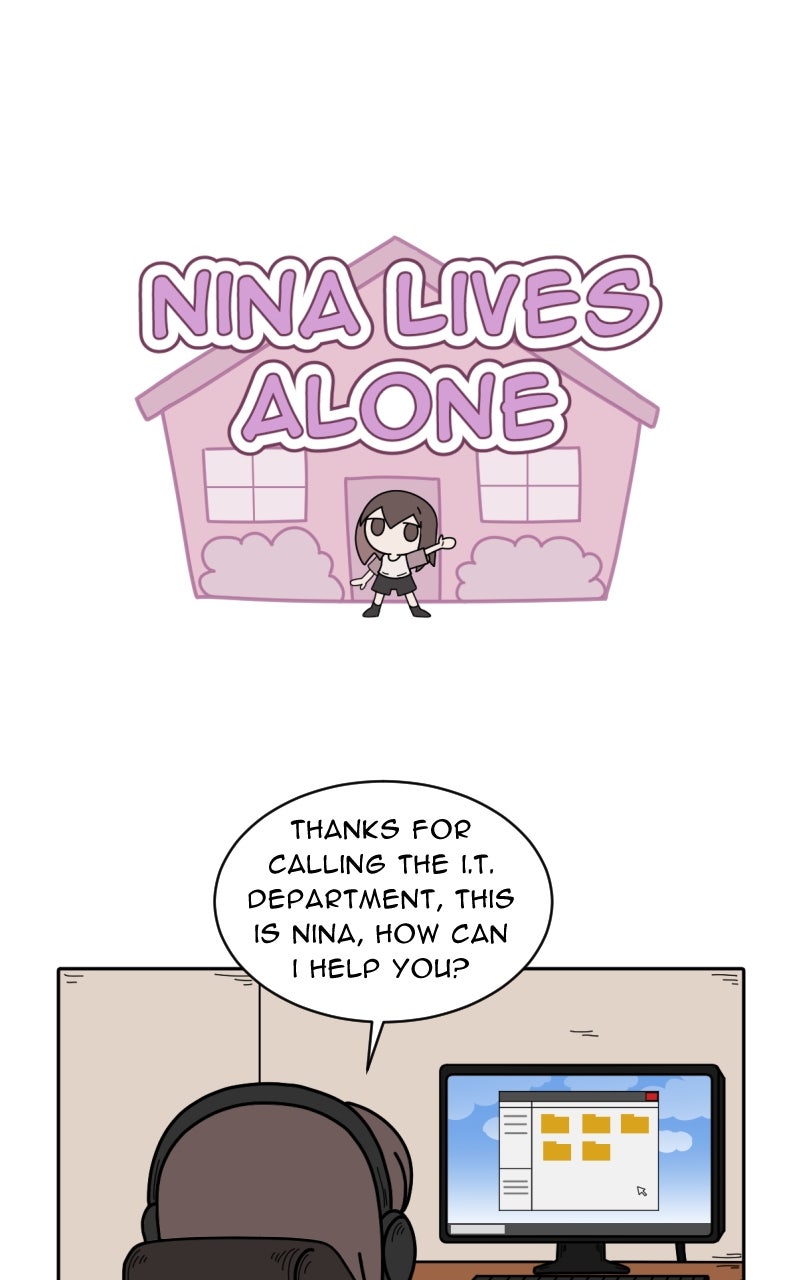 Nina Lives Alone Ep. 99 - Tech Unsupported page 1 - 