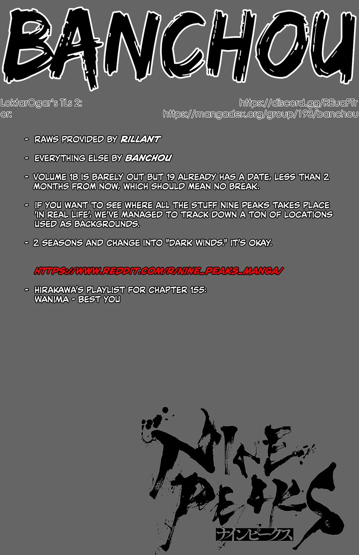Nine Peaks Chapter 155 page 1 - 