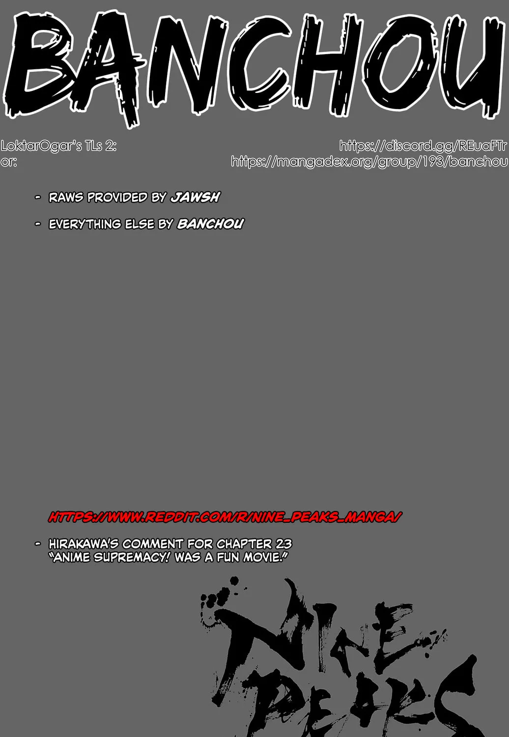 Nine Peaks Chapter 23 page 1 - 