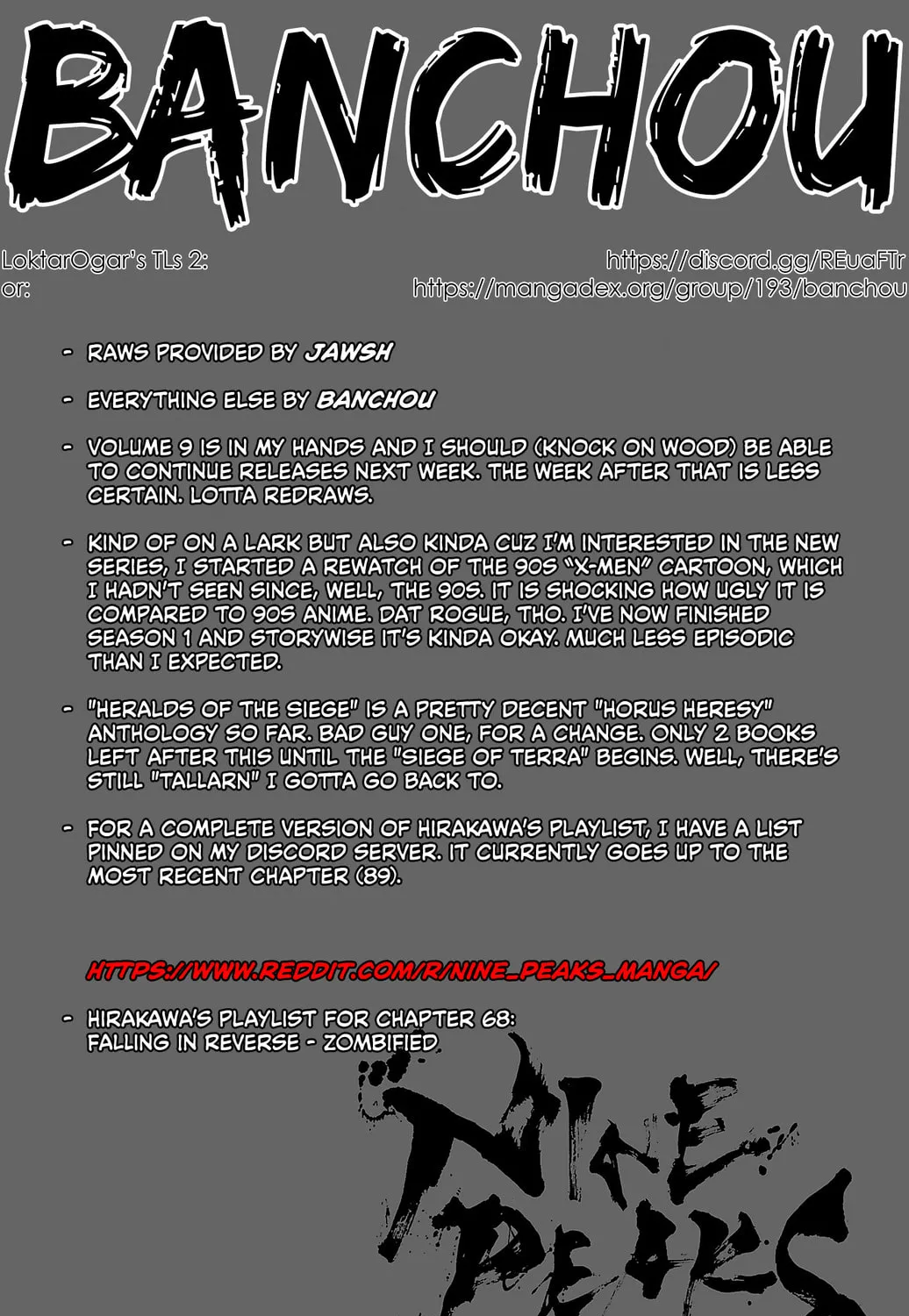Nine Peaks Chapter 68 page 1 - 