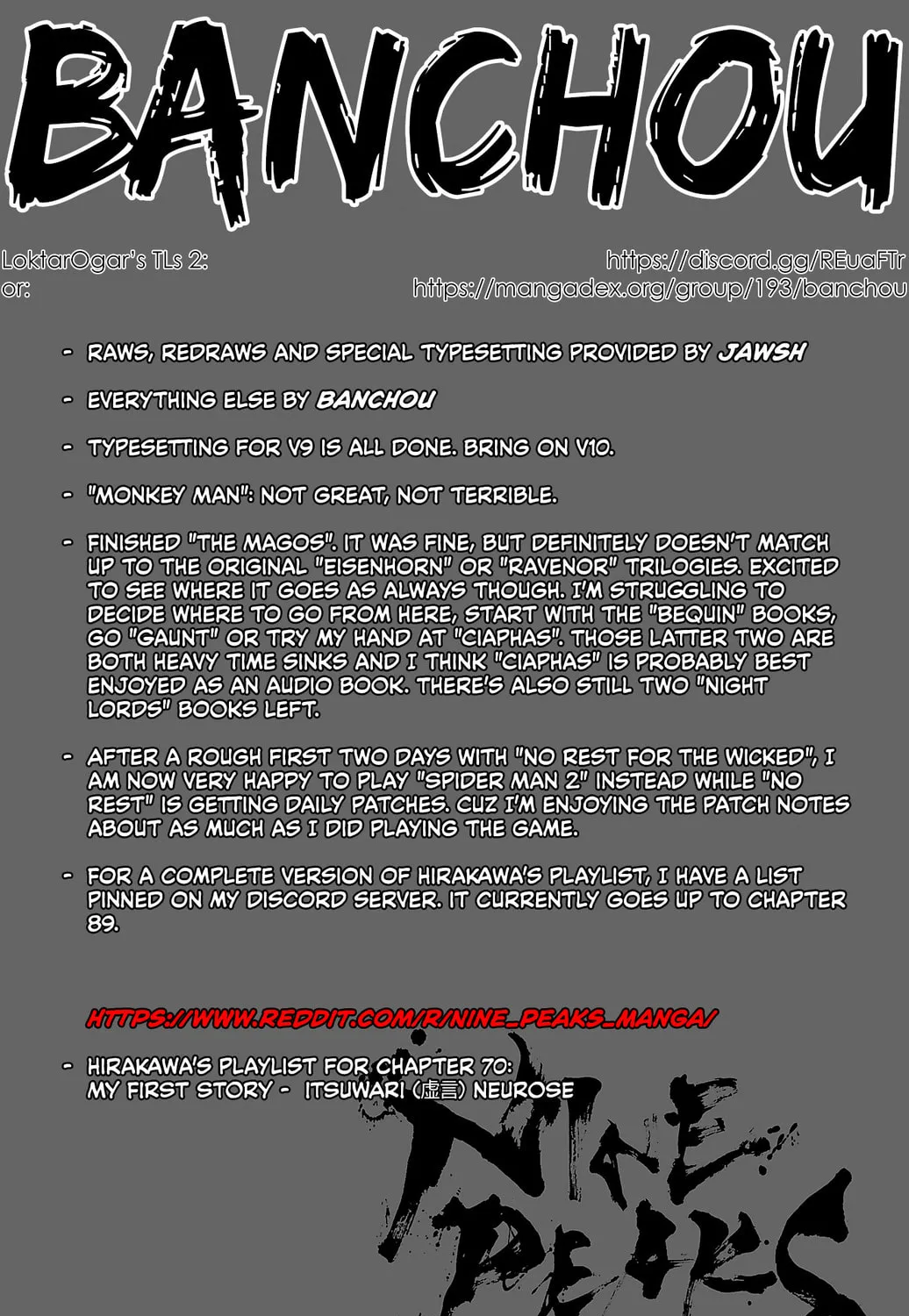Nine Peaks Chapter 70 page 1 - 