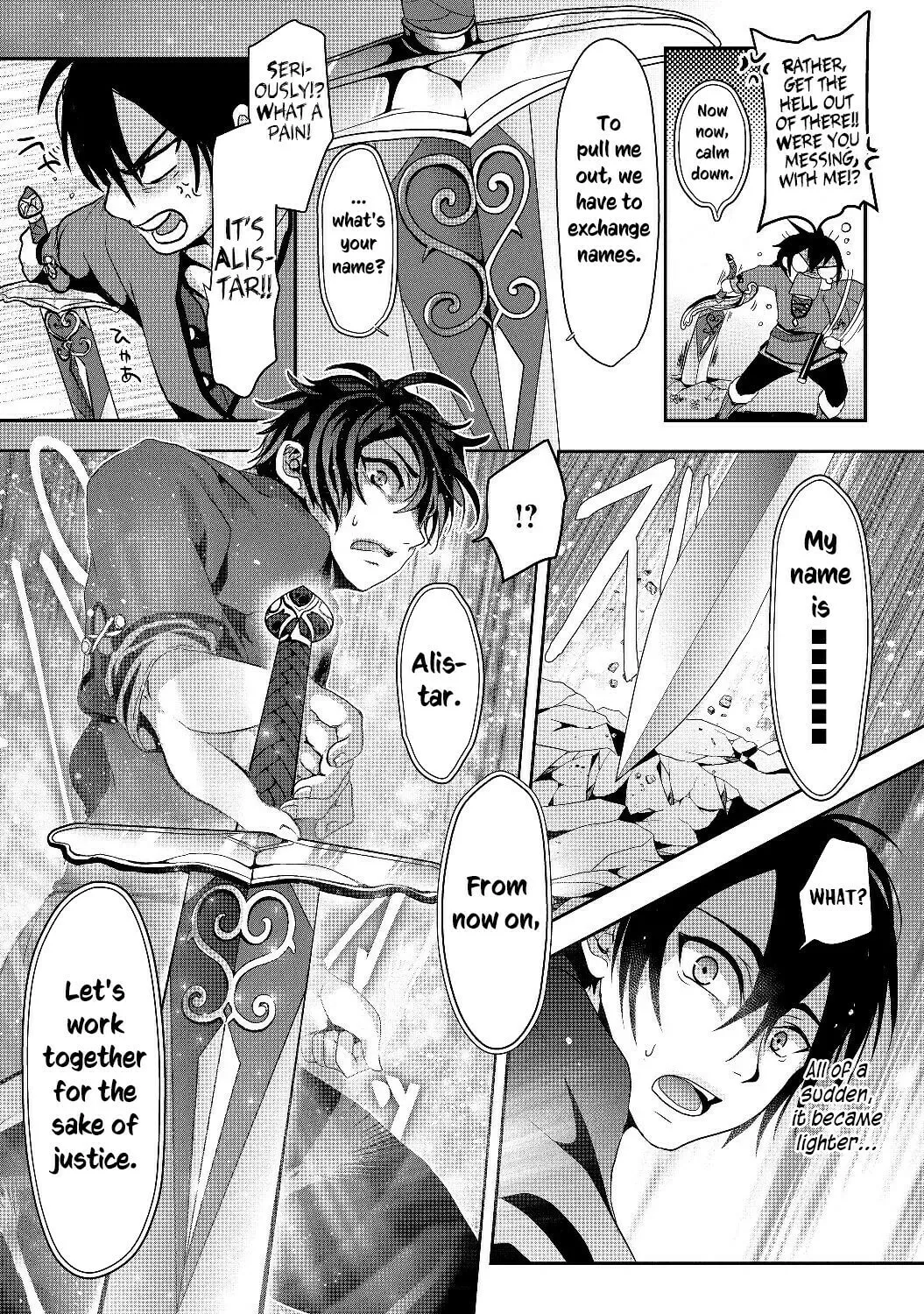 Nise Seiken Monogatari: Osananajimi no Seijo o Uttara Michizure ni Sareta Chapter 1 page 34 - 