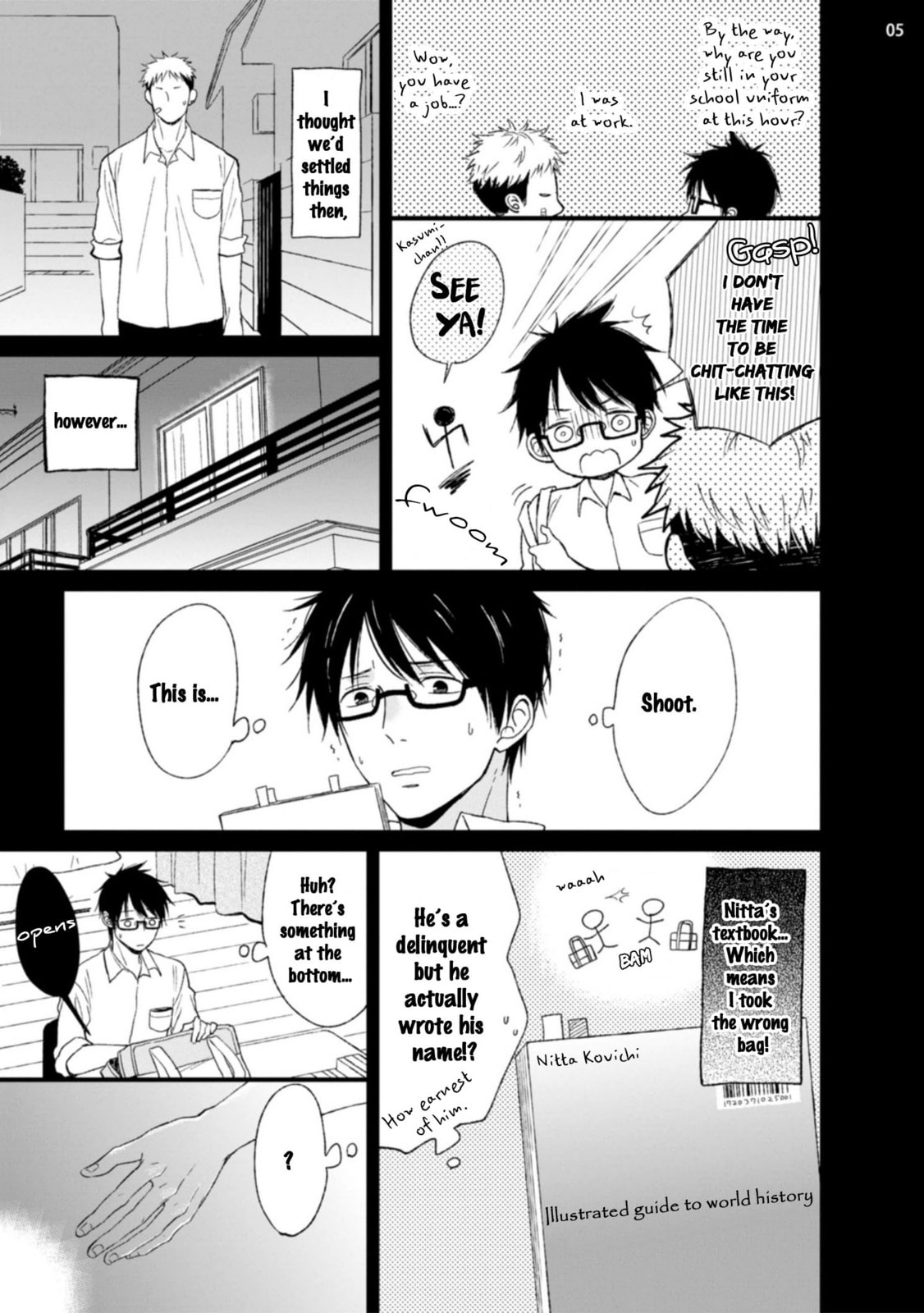Nitta-kun Chuuihou Chapter 1 page 8 - 