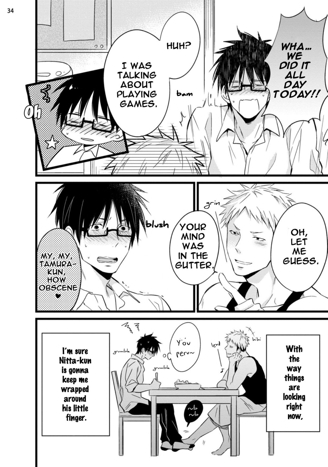 Nitta-kun Chuuihou Chapter 2 page 37 - 