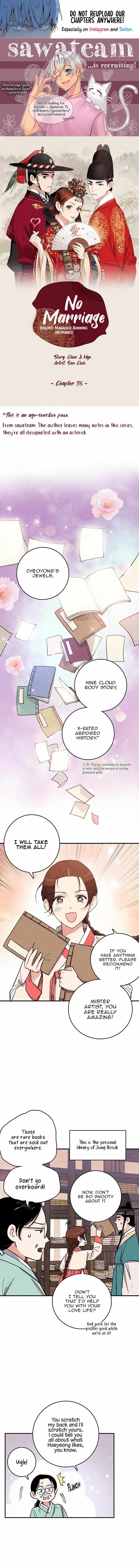 No Marriage Chapter 35 page 1 - 