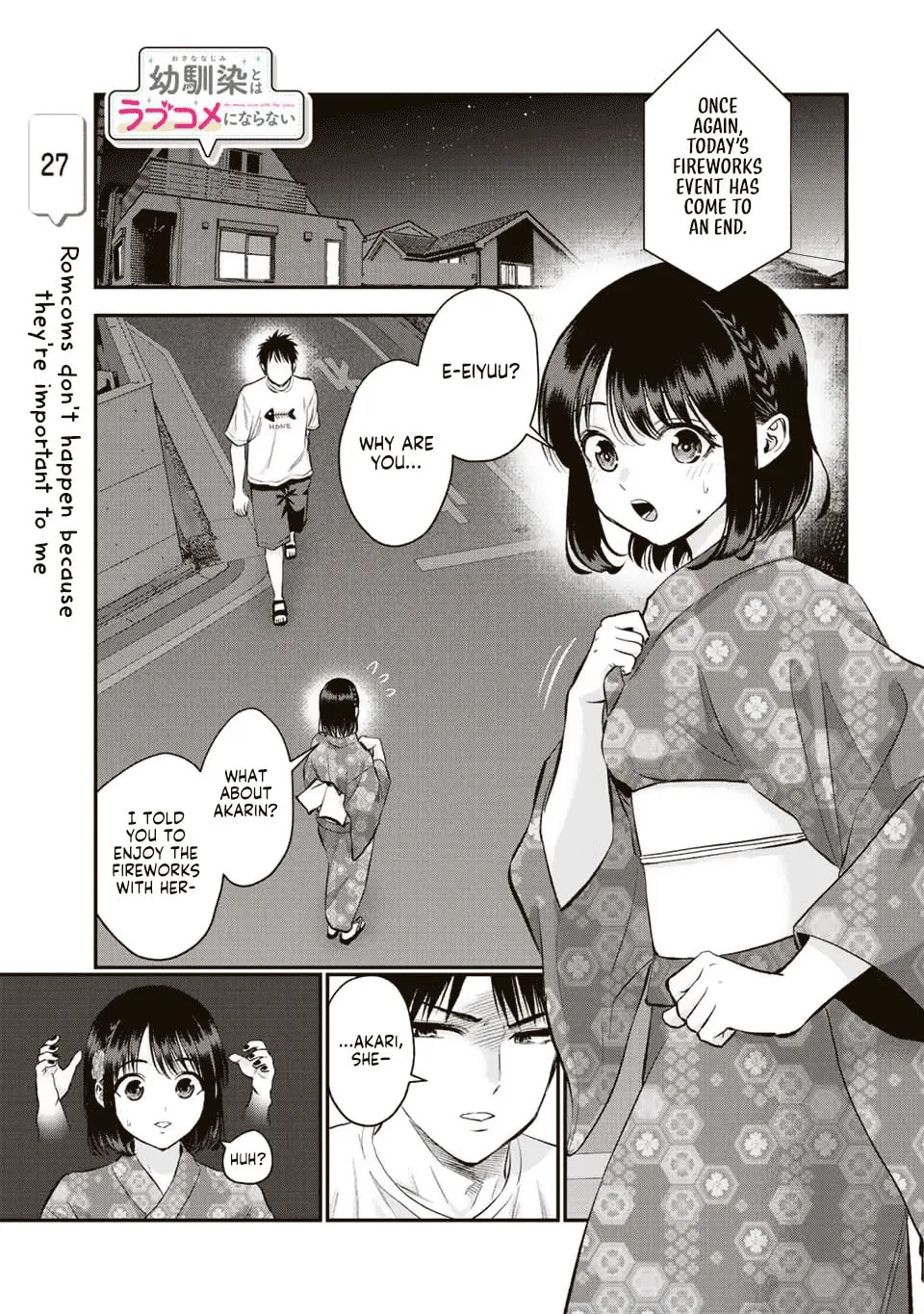 No More Love With the Girls. Chapter 27 page 1 - 