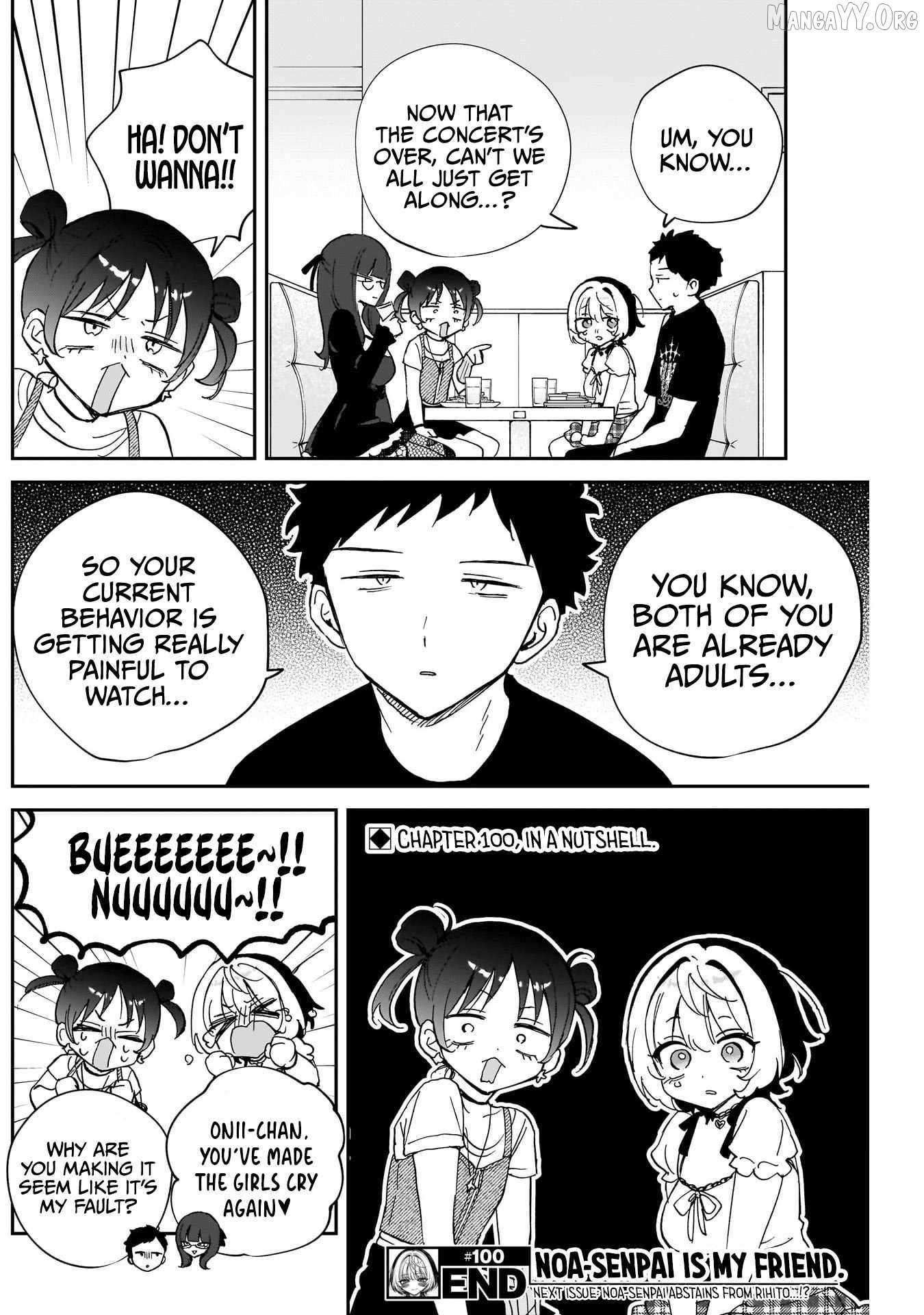 Noa-senpai wa Tomodachi. Chapter 100 page 19 - 