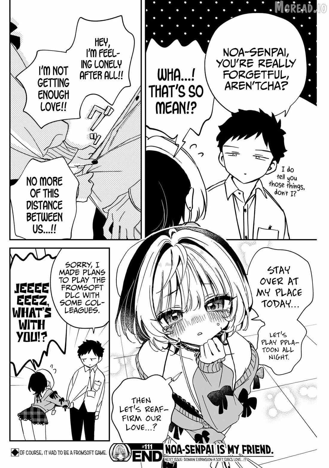 Noa-senpai wa Tomodachi. Chapter 111 page 18 - 