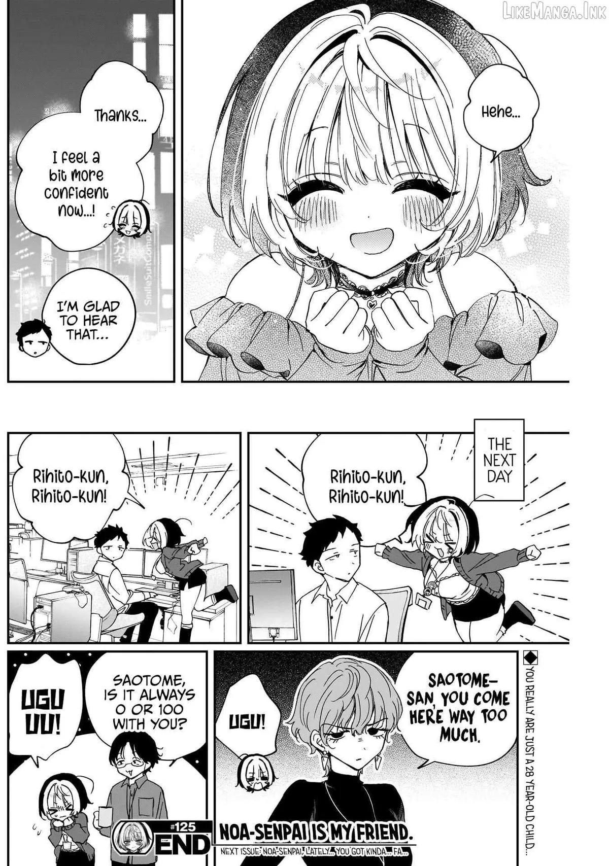 Noa-senpai wa Tomodachi. Chapter 125 page 18 - 