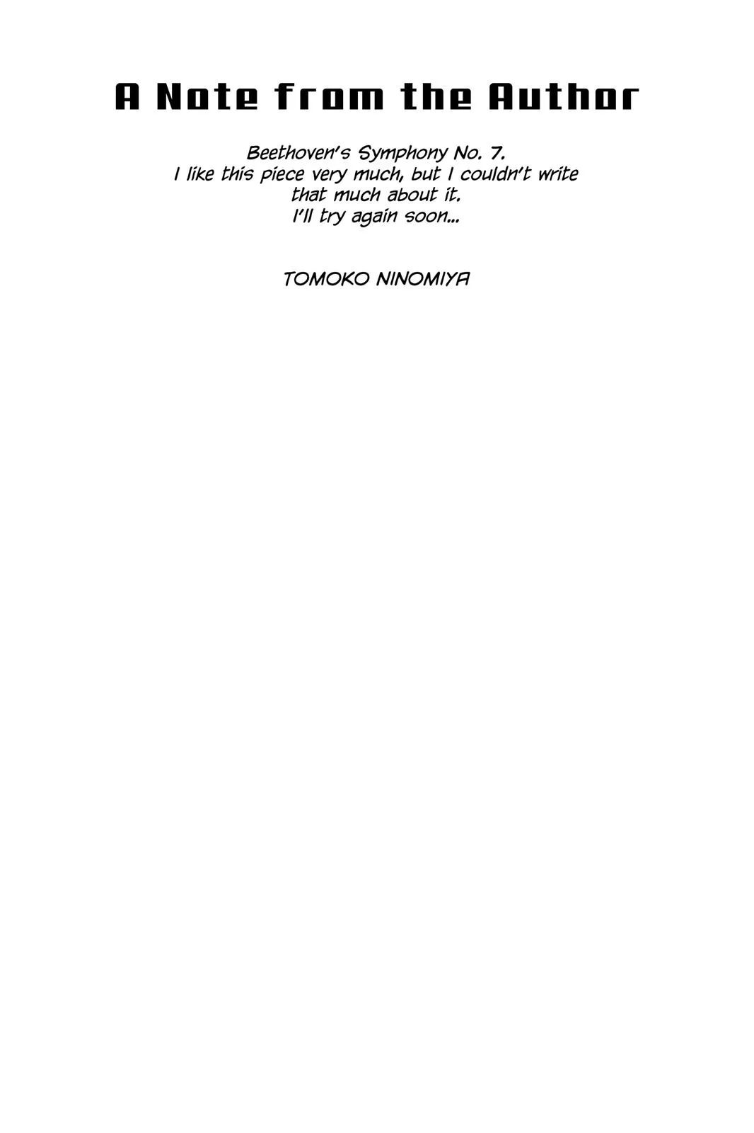 Nodame Cantable: Encore Opera Chapter Chapter 47 page 2 - 