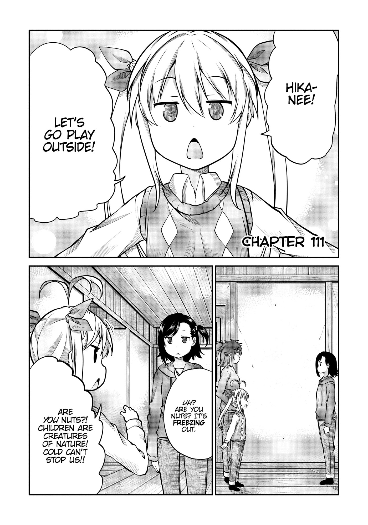 Non Non Biyori Official Anthology Chapter 111 page 1 - 