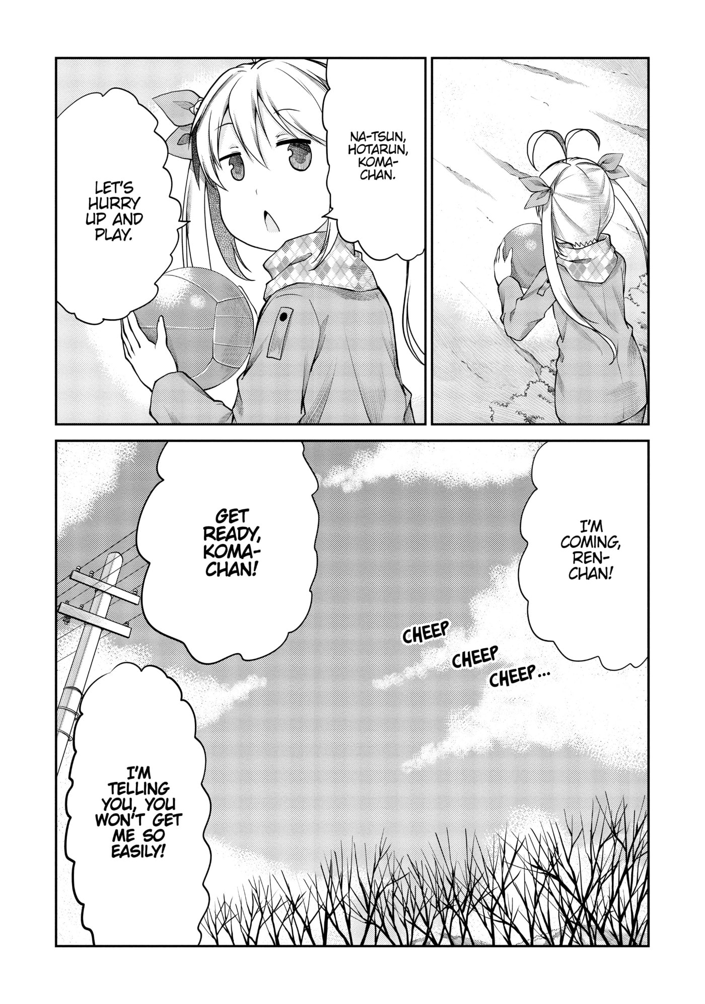 Non Non Biyori Official Anthology Chapter 114 page 14 - 