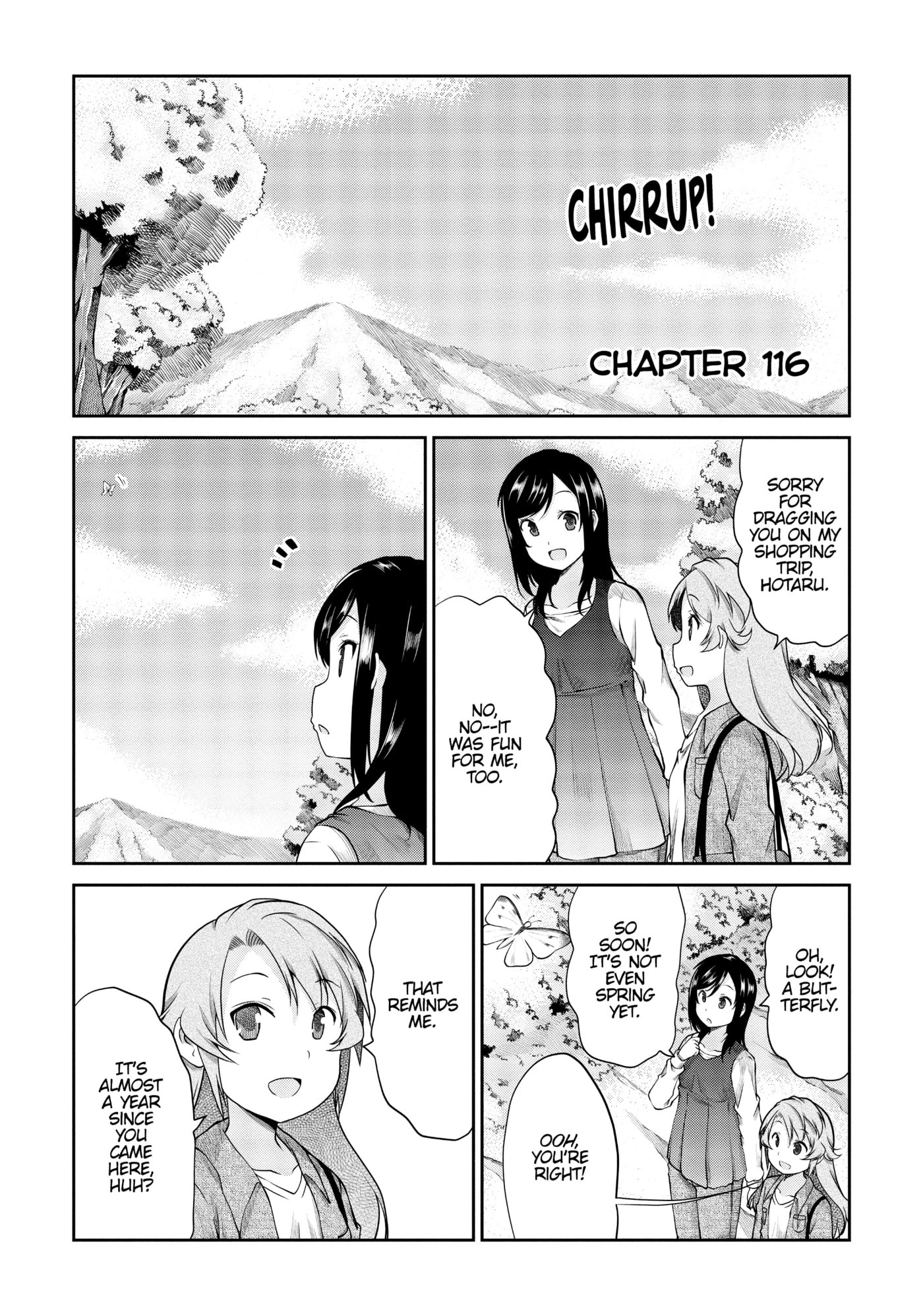 Non Non Biyori Official Anthology Chapter 116 page 1 - 