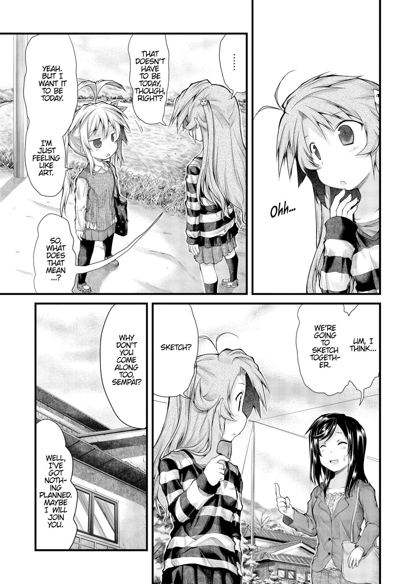Non Non Biyori Official Anthology Chapter 21 page 3 - 