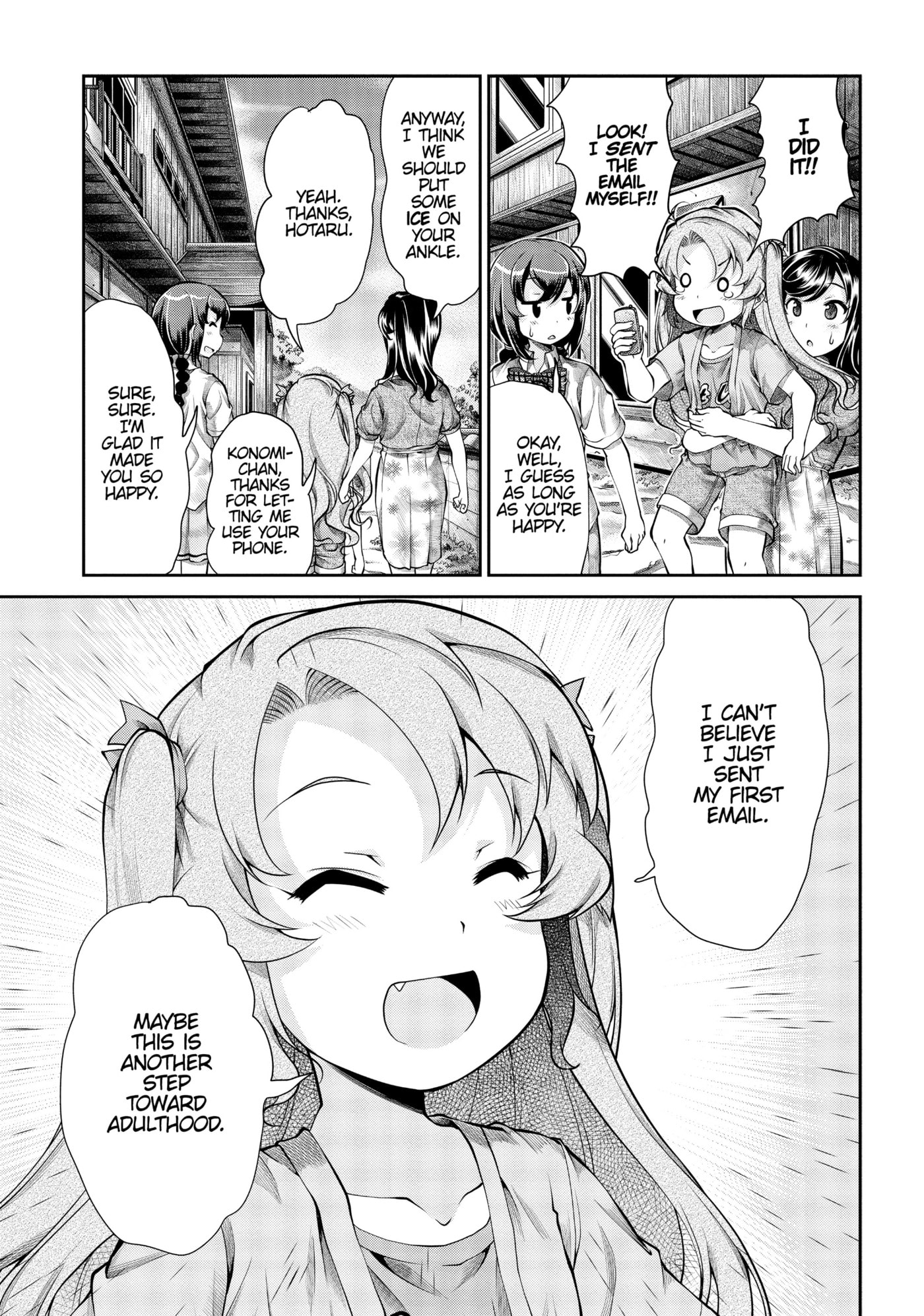 Non Non Biyori Official Anthology Chapter 54 page 15 - 