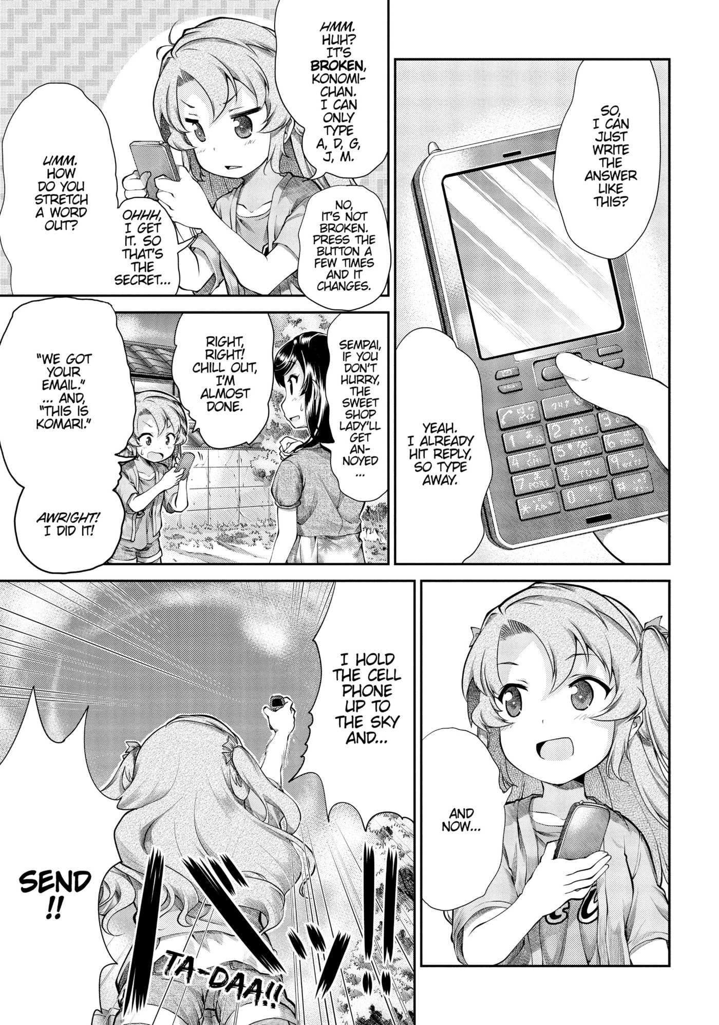 Non Non Biyori Official Anthology Chapter 54 page 9 - 