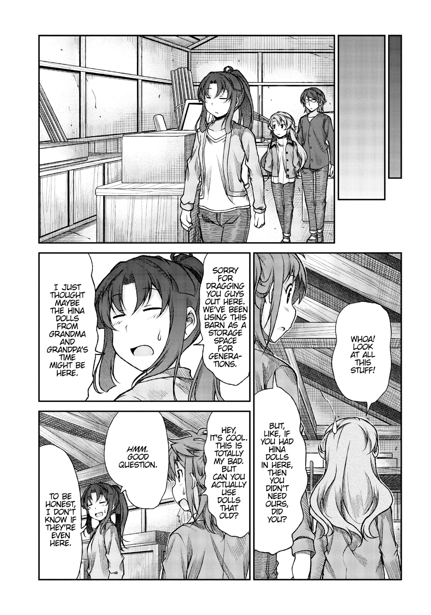 Non Non Biyori Official Anthology Chapter 73 page 9 - 