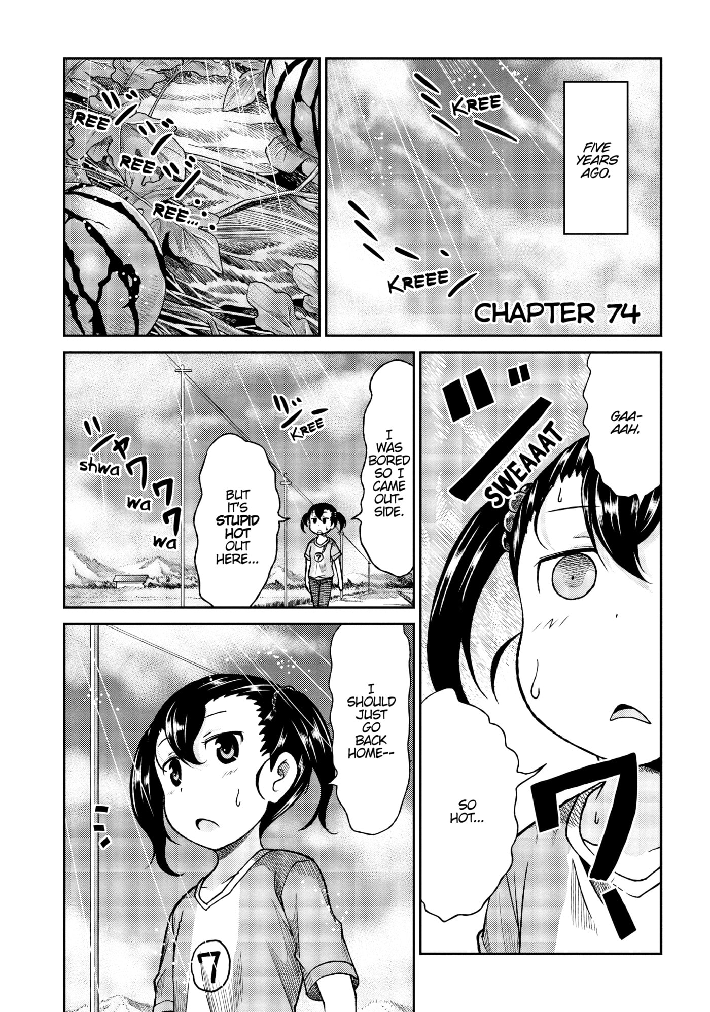 Non Non Biyori Official Anthology Chapter 74 page 1 - 