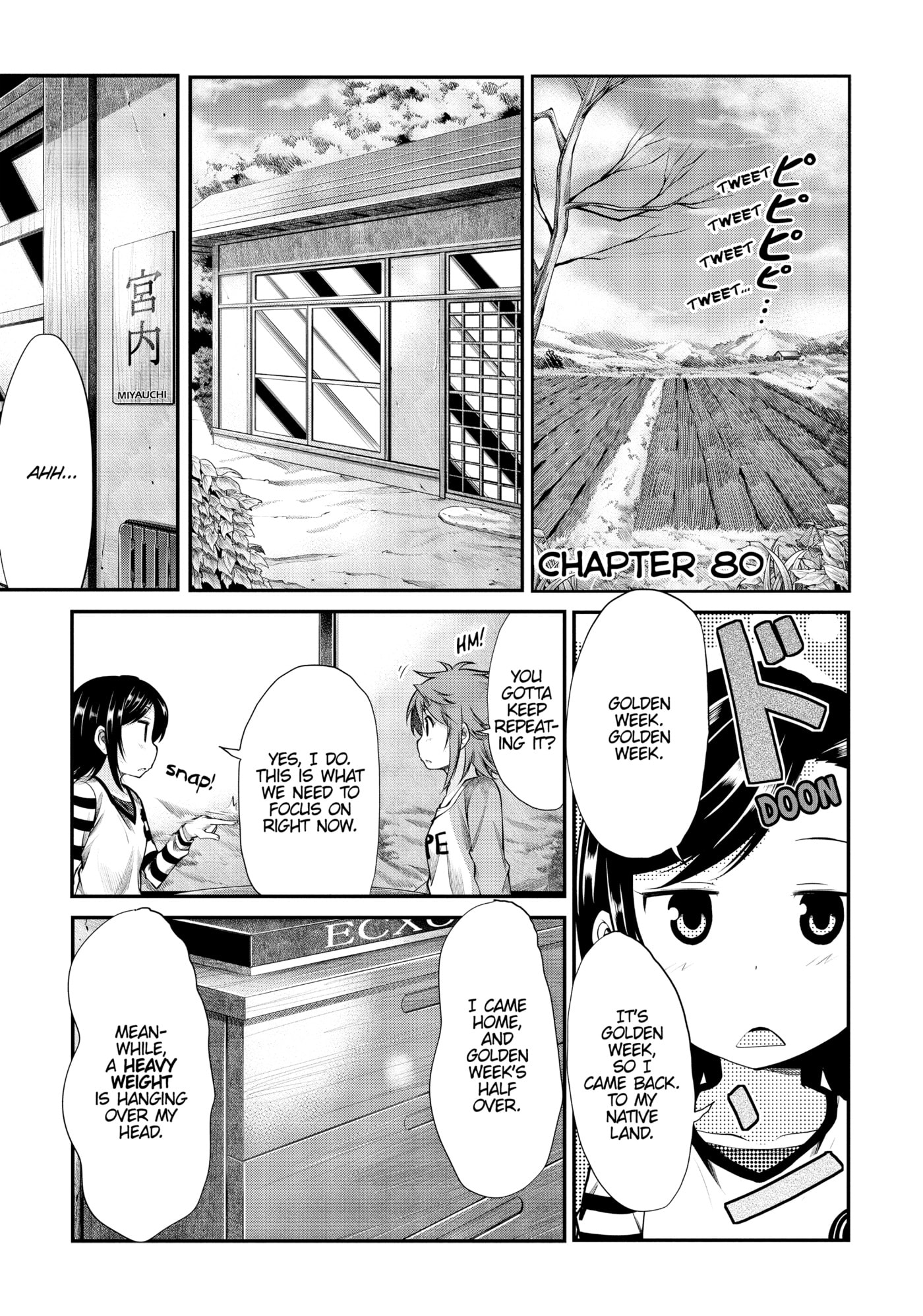 Non Non Biyori Official Anthology Chapter 80 page 1 - 