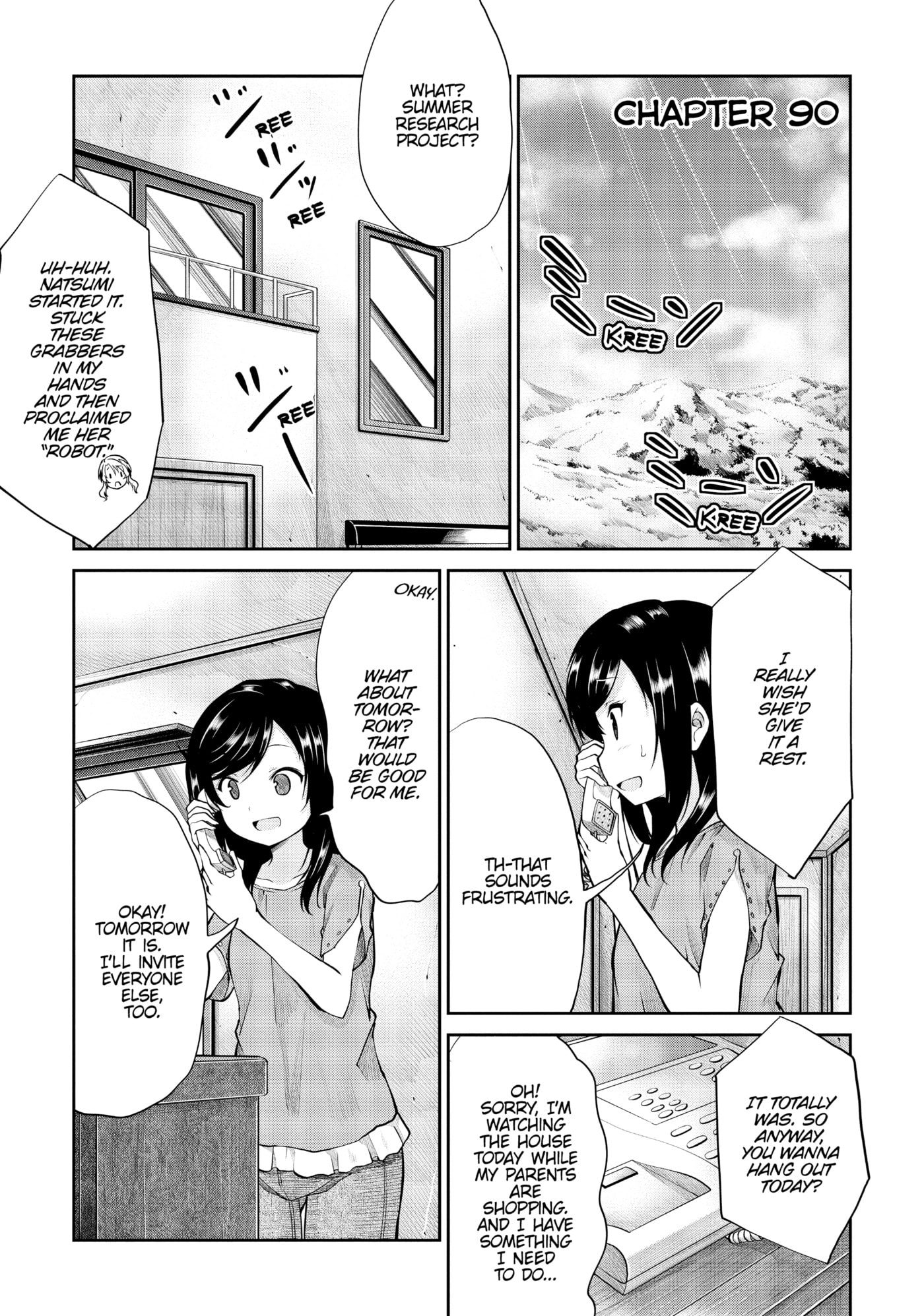 Non Non Biyori Official Anthology Chapter 90 page 1 - 