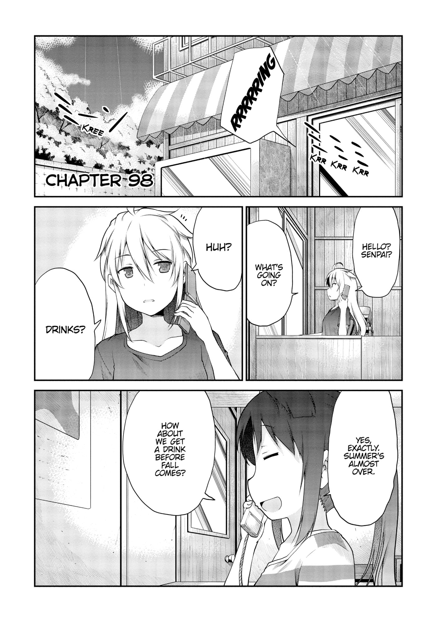 Non Non Biyori Official Anthology Chapter 98 page 1 - 