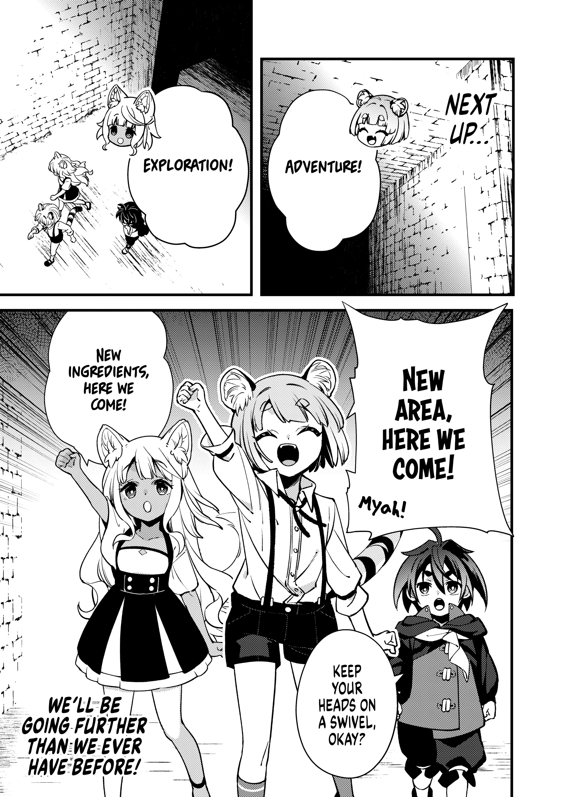 Noroware Ryourinin wa Meikyuu de Mofumimi Shoujo-tachi wo Sodatemasu Chapter 0 page 135 - 