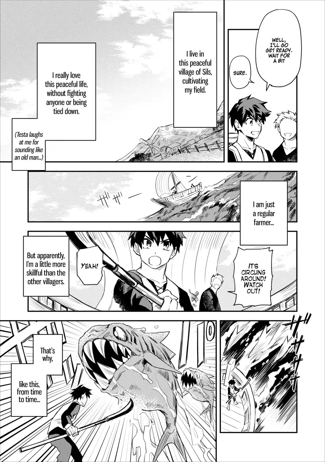 Noumin Kanren no Skill bakka Agetetara Naze ka Tsuyoku Natta. Chapter 1 page 4 - 