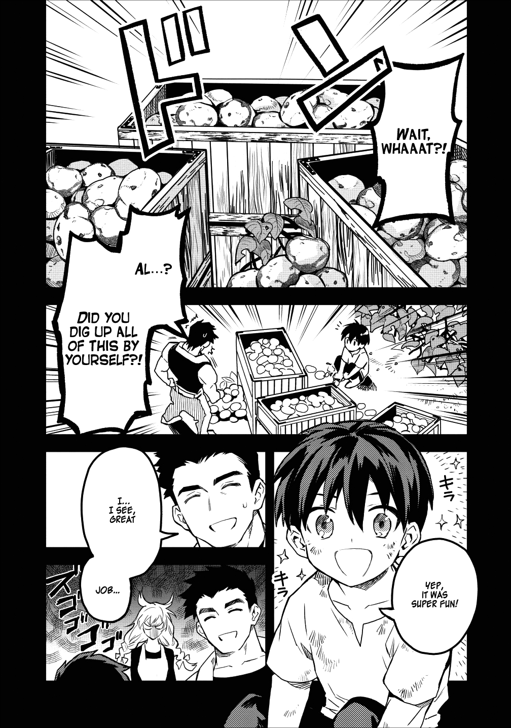 Noumin Kanren no Skill bakka Agetetara Naze ka Tsuyoku Natta. Chapter 14 page 3 - 