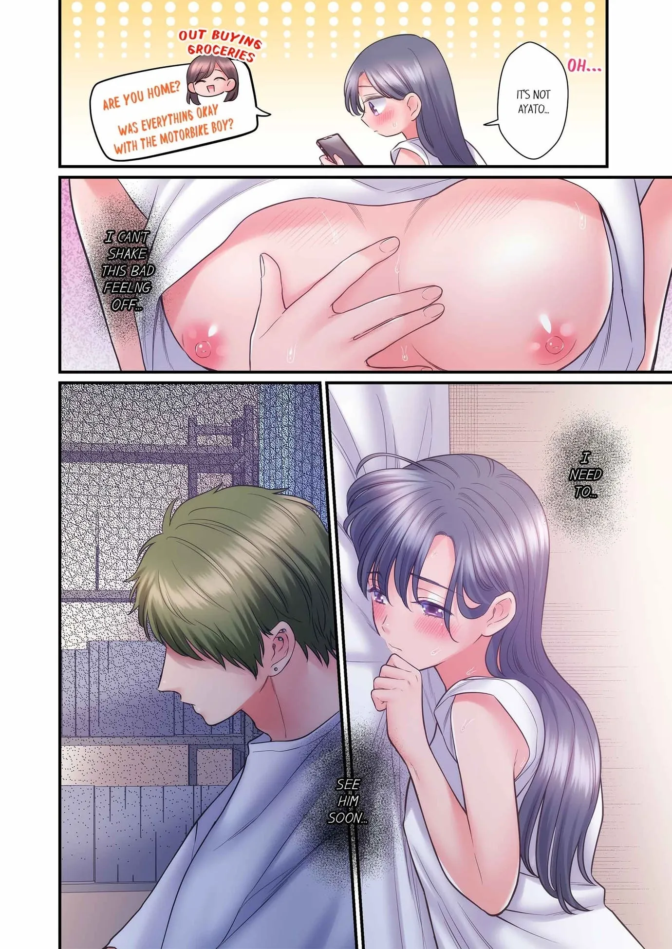 NTR Underneath Her Skirt (Uncensored) Chapter 123 page 8 - 