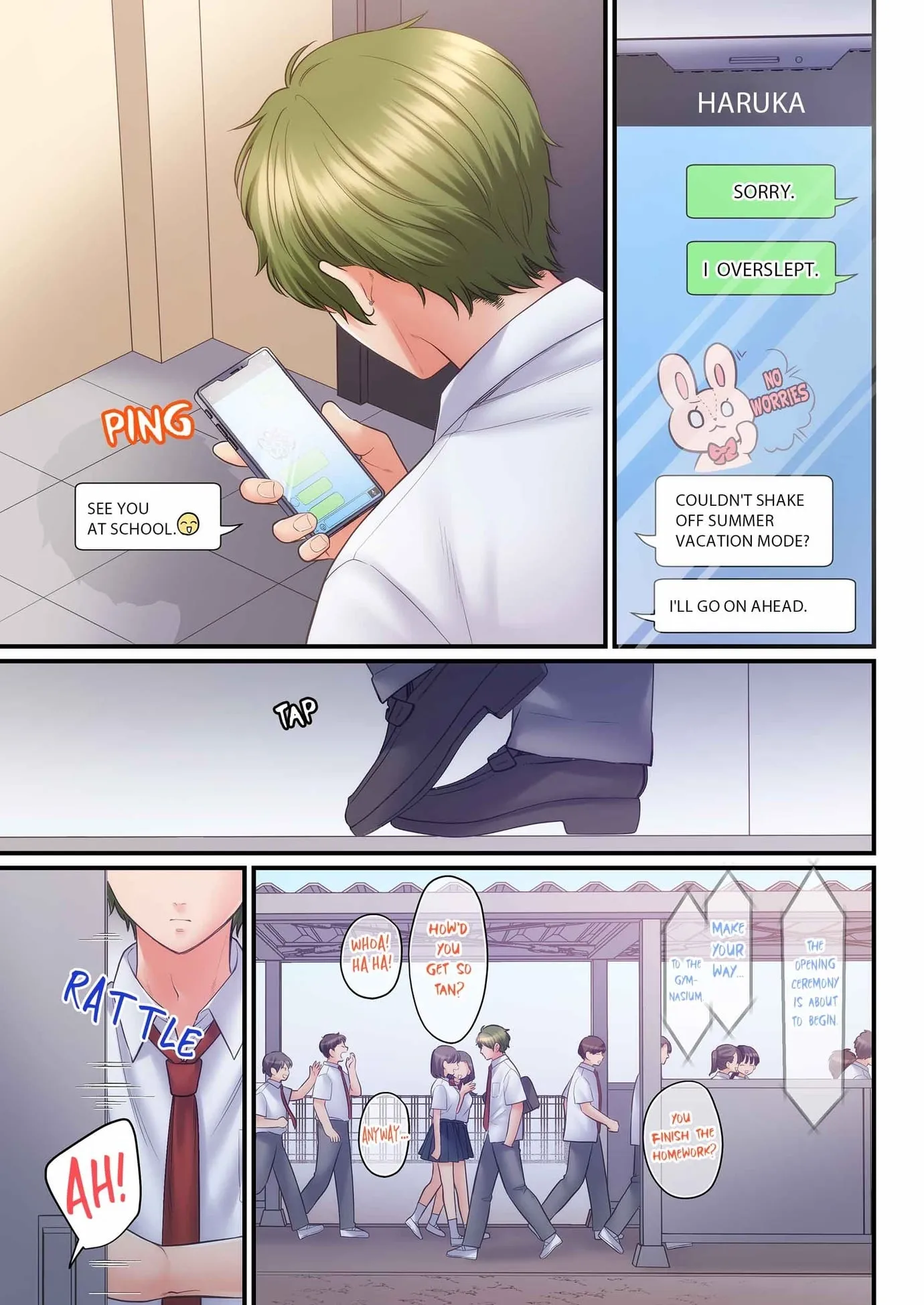 NTR Underneath Her Skirt (Uncensored) Chapter 124 page 1 - 