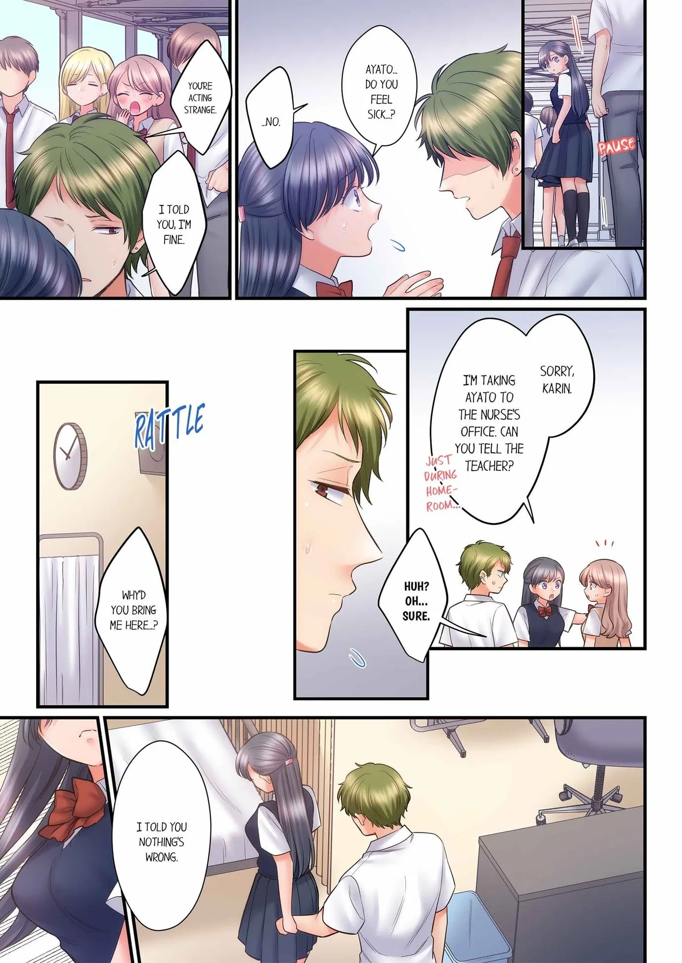 NTR Underneath Her Skirt (Uncensored) Chapter 124 page 5 - 
