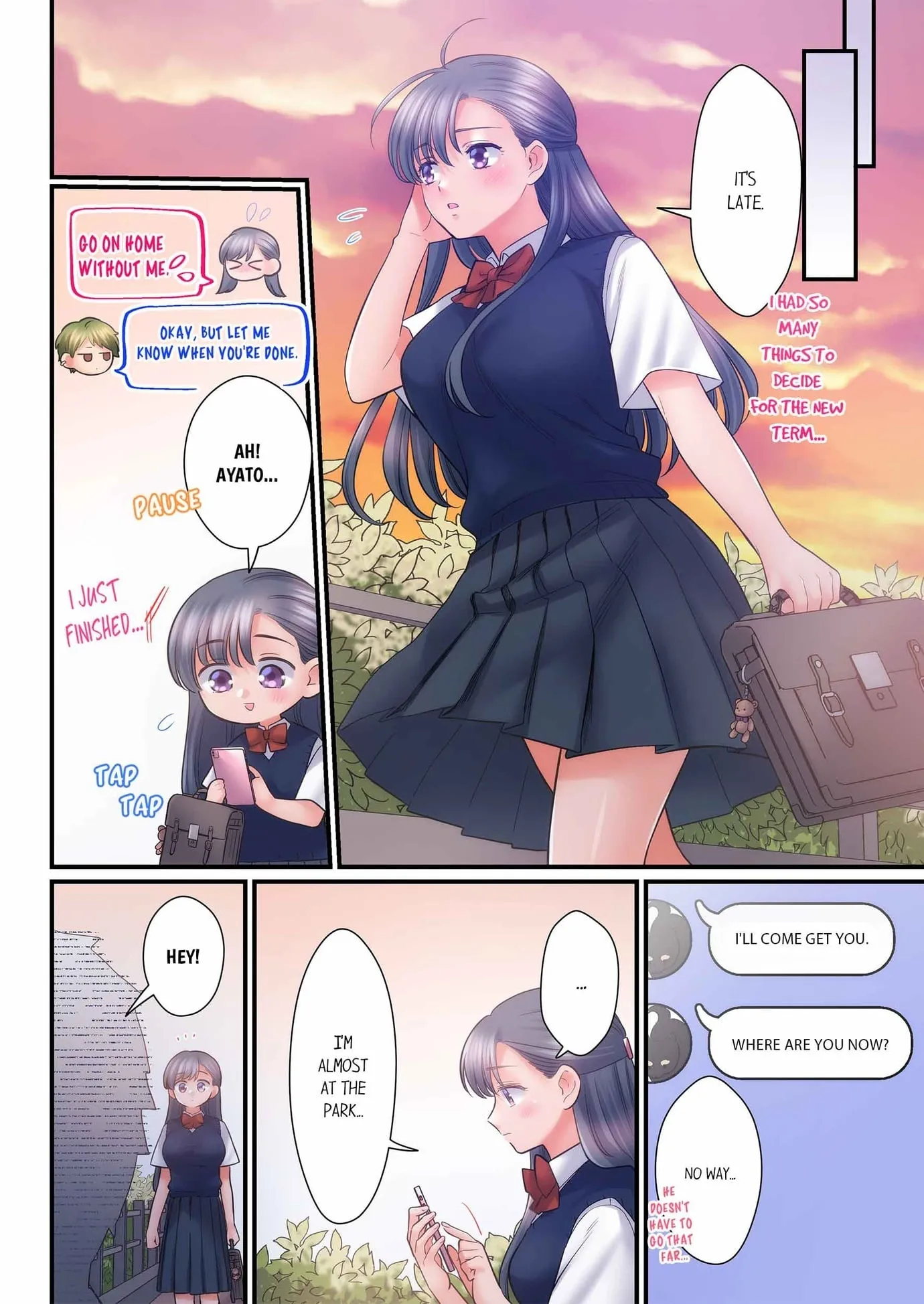 NTR Underneath Her Skirt (Uncensored) Chapter 132 page 2 - 